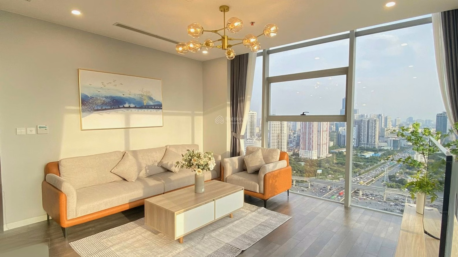 Hot: Owner rents The Nine apartment, 100m2, 3 full bedrooms, beautiful, price 25 million***