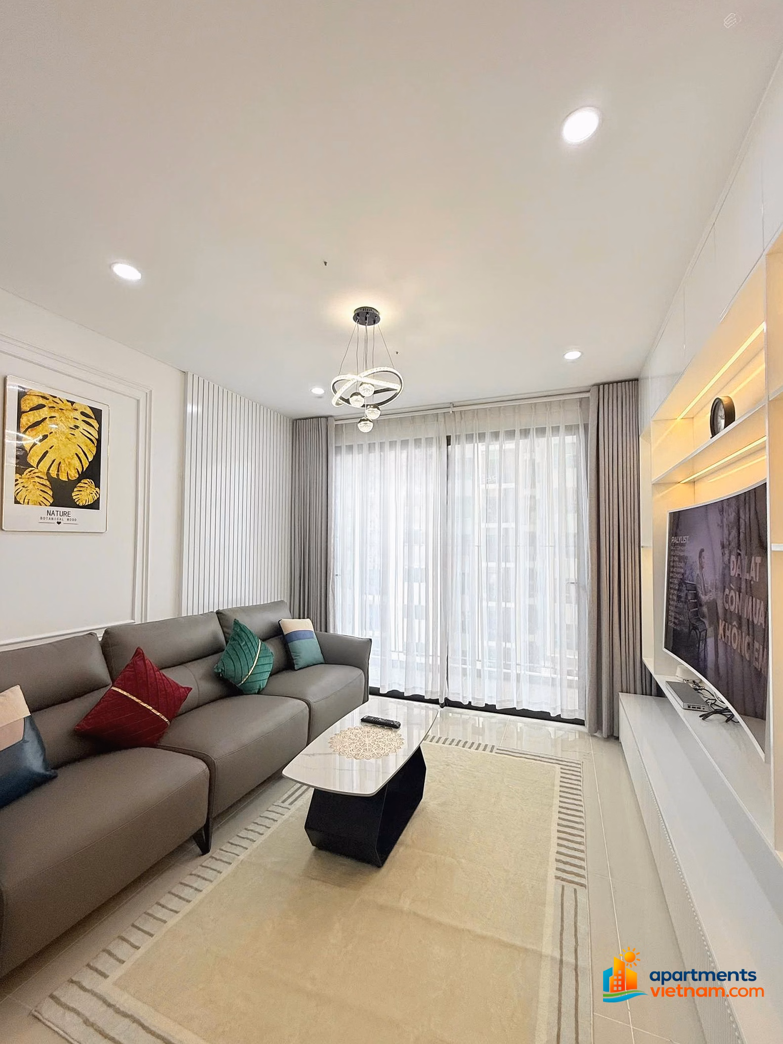 HaDo Centrosa apartment for sale 2 bedrooms+107m², layout as shown with pool view