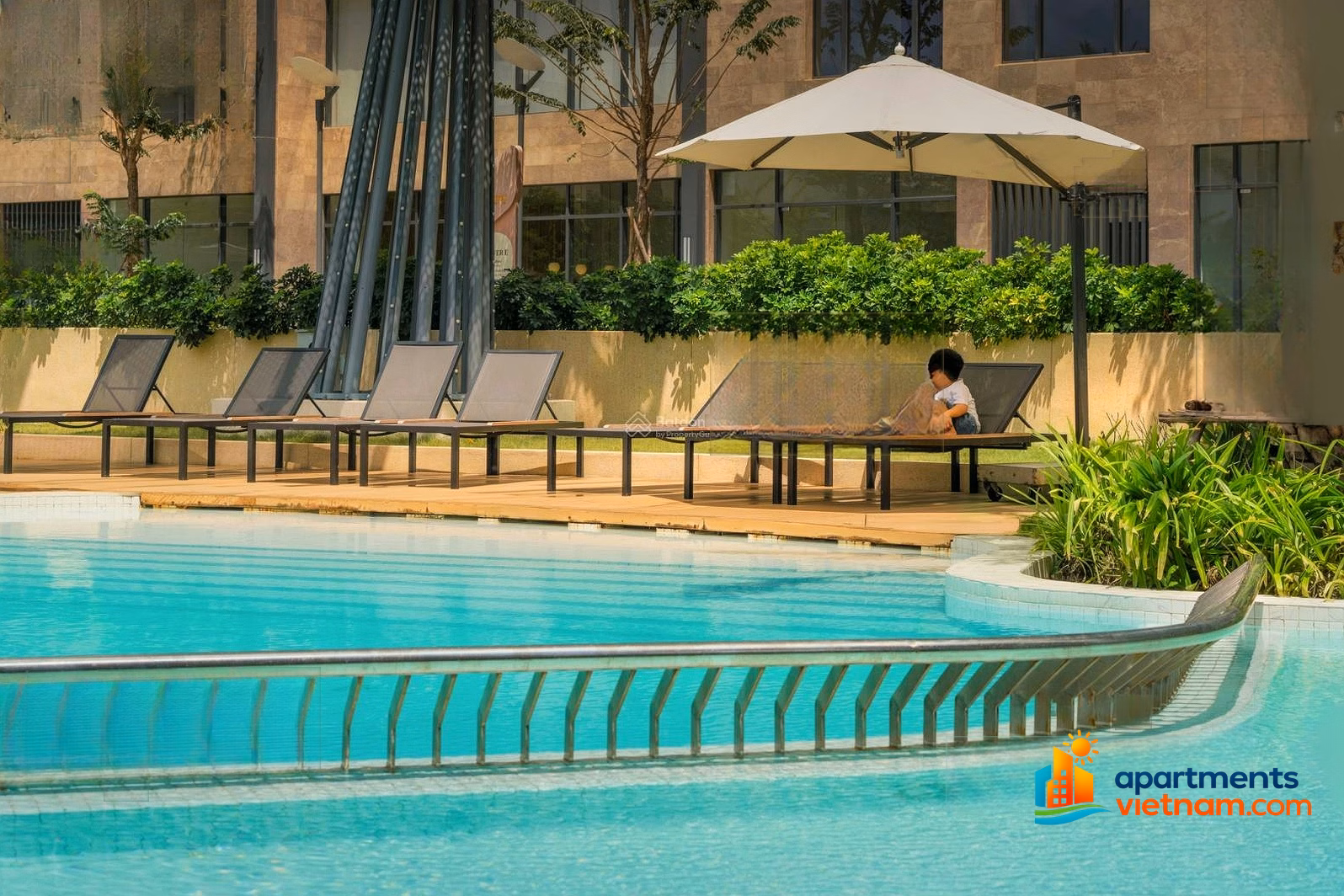 2 corner bedrooms - 74m2 - Swimming pool - 4,250 billion - Masteri Center Point