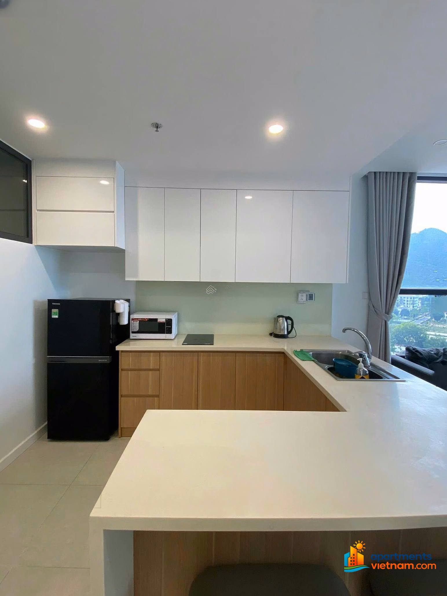 Selling 1 bedroom apartment + 65m apartment with sea view for 3.7 billion, currently renting for 12.5 million/month***
