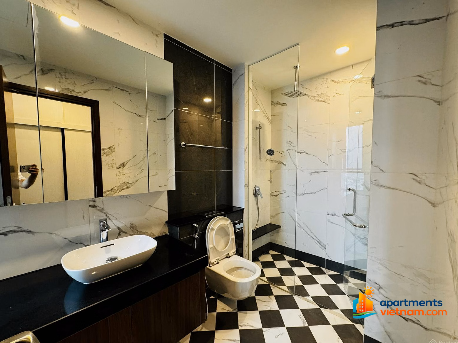 3 bedrooms for rent in D'Edge Thao Dien without furniture, beautiful river view