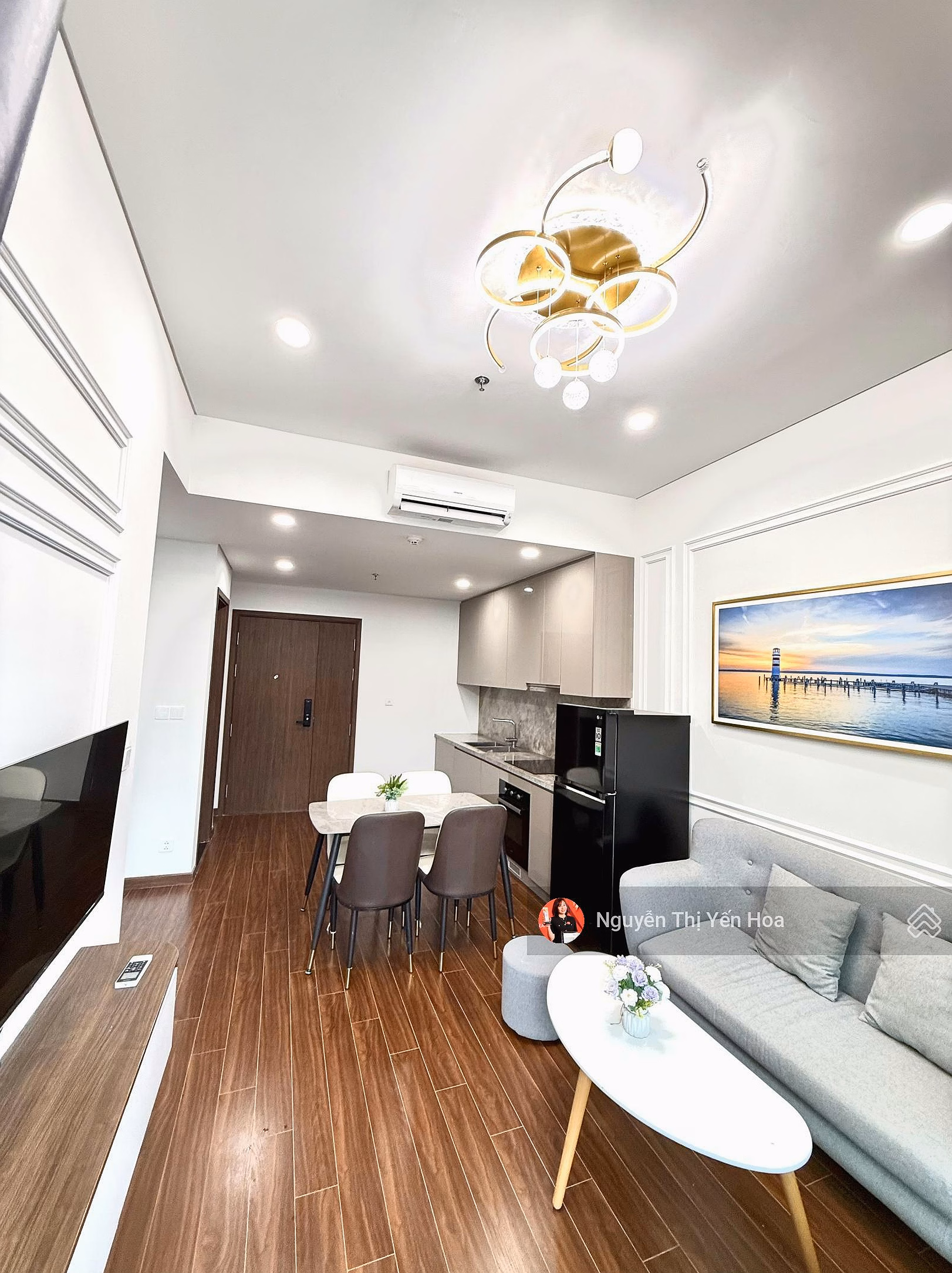Selling 1 bedroom apartment + M3 Masteri Vinhomes Ocean Park building, beautiful corner unit, fully furnished, view of Vin Uni University