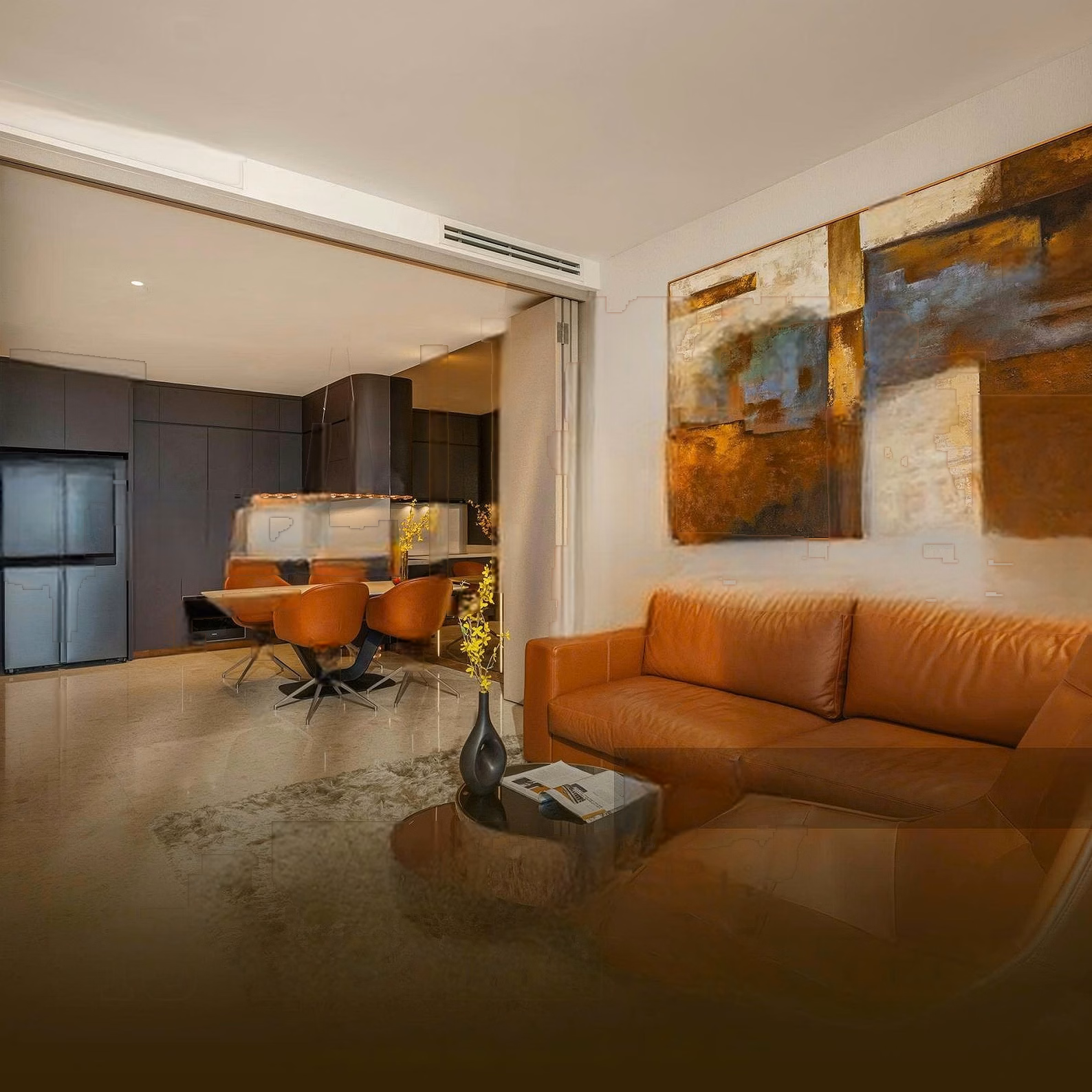 3-bedroom apartment with river view and sea view, high floor, high-class living standards for successful young families