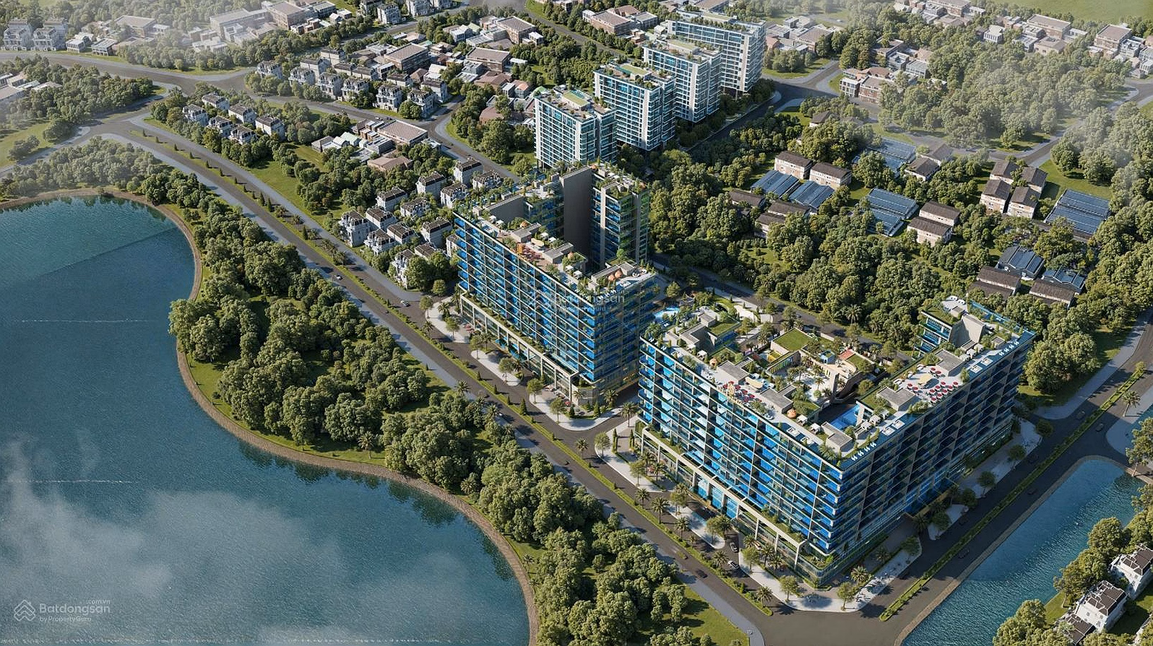 Sky Villas Long Bien 221m2 swimming pool + private elevator, each unit is distributed in batch 1