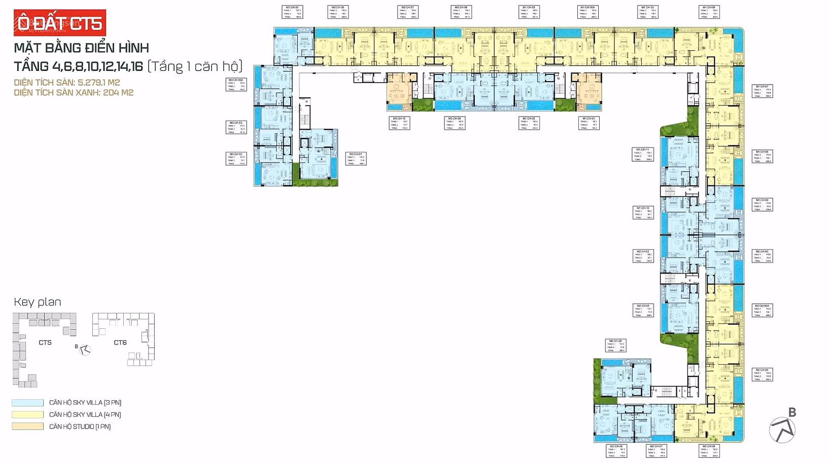 Sky Villas Long Bien 221m2 swimming pool + private elevator, each unit is distributed in batch 1