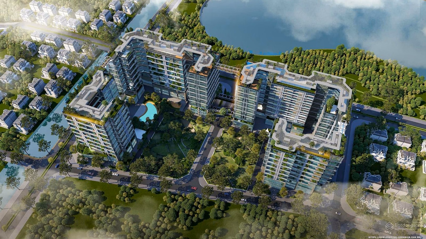 Sky Villas Long Bien 221m2 swimming pool + private elevator, each unit is distributed in batch 1