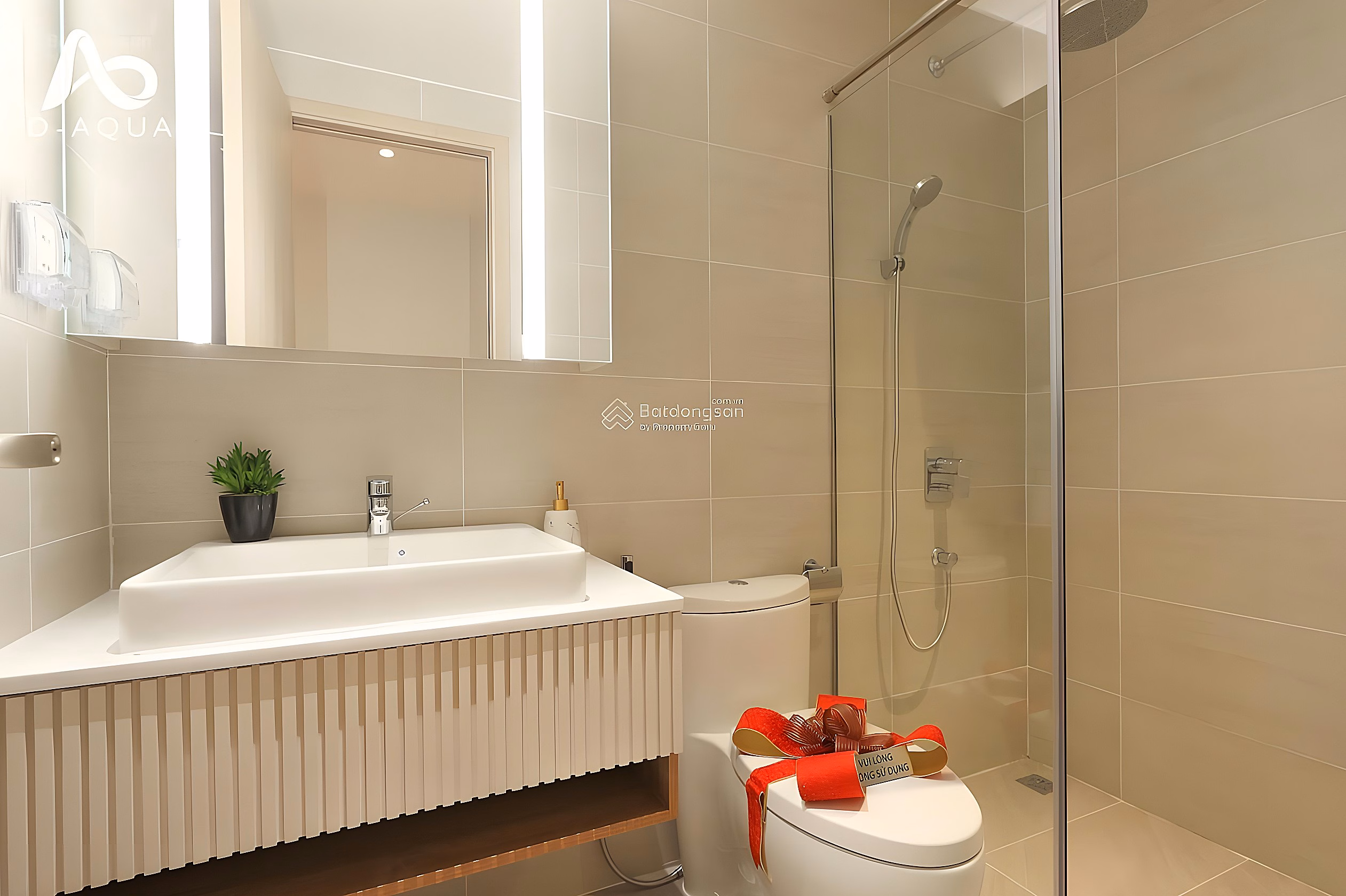 Selling a 1 bedroom 48m2 high floor apartment for only 3.35 billion, the cheapest in D Aqua***