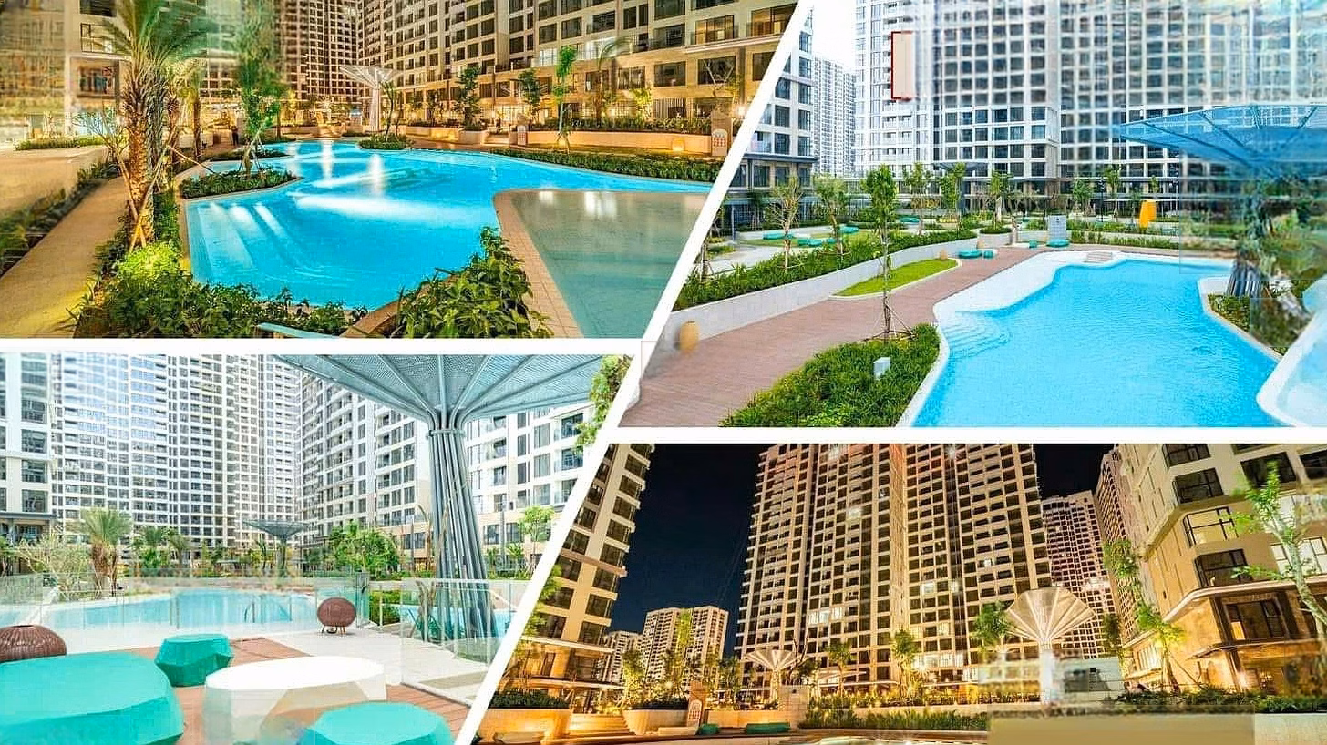 2-bedroom apartment Tower D - pool view - only 4.25 billion all in - middle floor Lumiere Boulevard, receive housing immediately