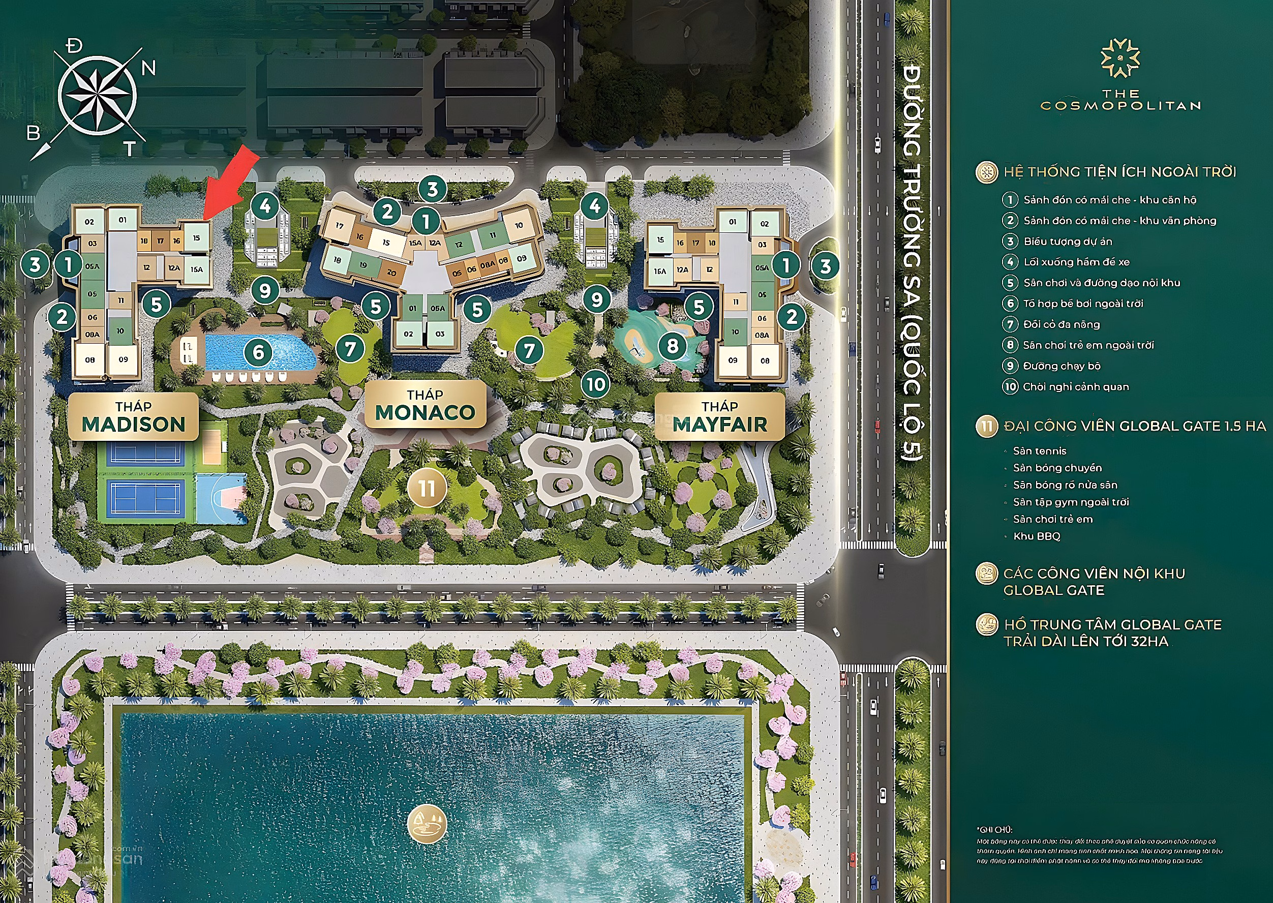 Owner urgently needs to sell 2 bedroom apartment - 15 building M3, 35th floor, facing Southeast, beautiful view of exhibition center