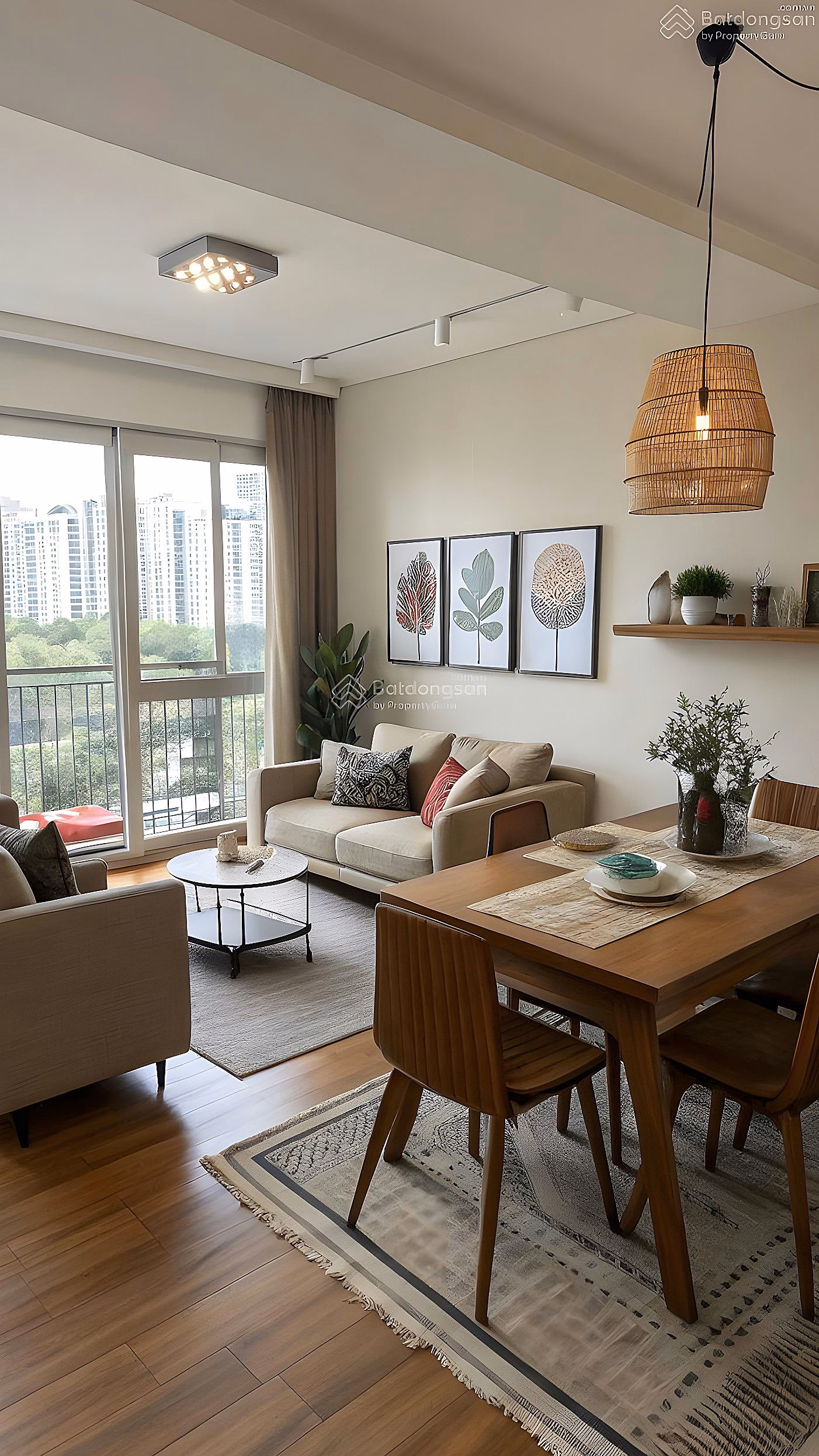 Owner sends for sale 2 bedroom fully furnished CH at Home City Yen Hoa 70m², long term red book, price 7.x billion