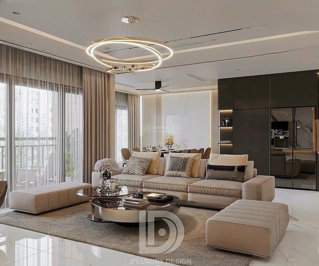 Super rare pair of beautiful pine dam apartments for sale at BRG 25 Le Van Luong