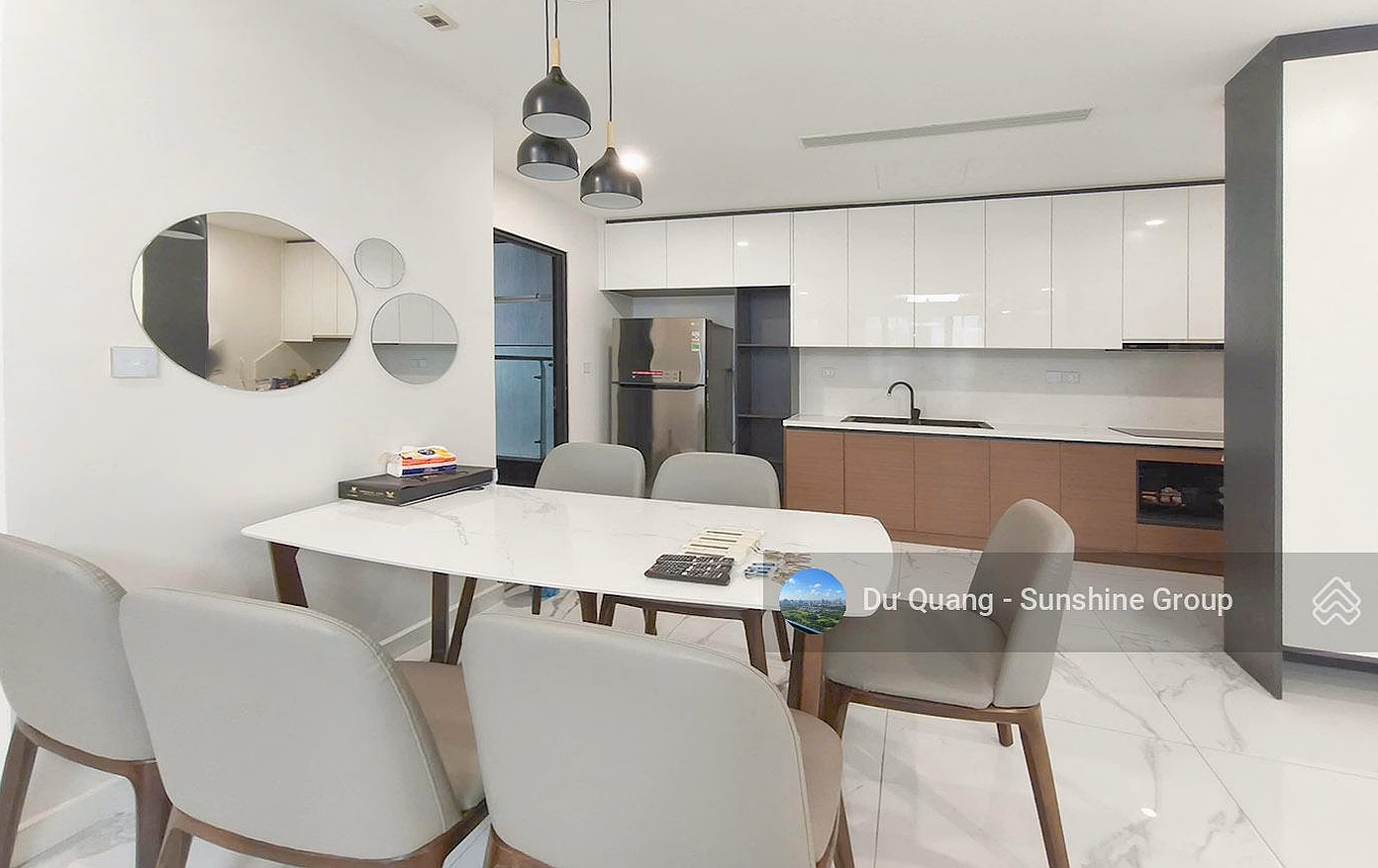 3 bedroom apartment - Sunshine City - 98.8m² clear water - river view + internal area - price: 10.35 billion (fully furnished)