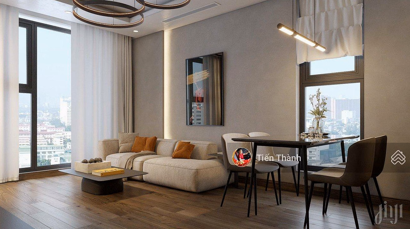 Urgent sale of Han Jardin - Ngoai Giao Doan apartment, 108m2, 3 bedrooms, high floor, nice view, 17 billion. 0963 668 ***
