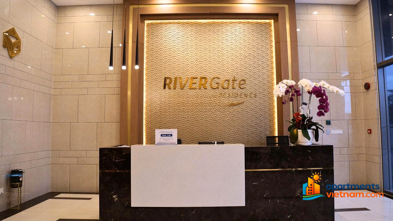 Rivergate 3 bedroom corner apartment for sale, 30th floor - city center. HCM