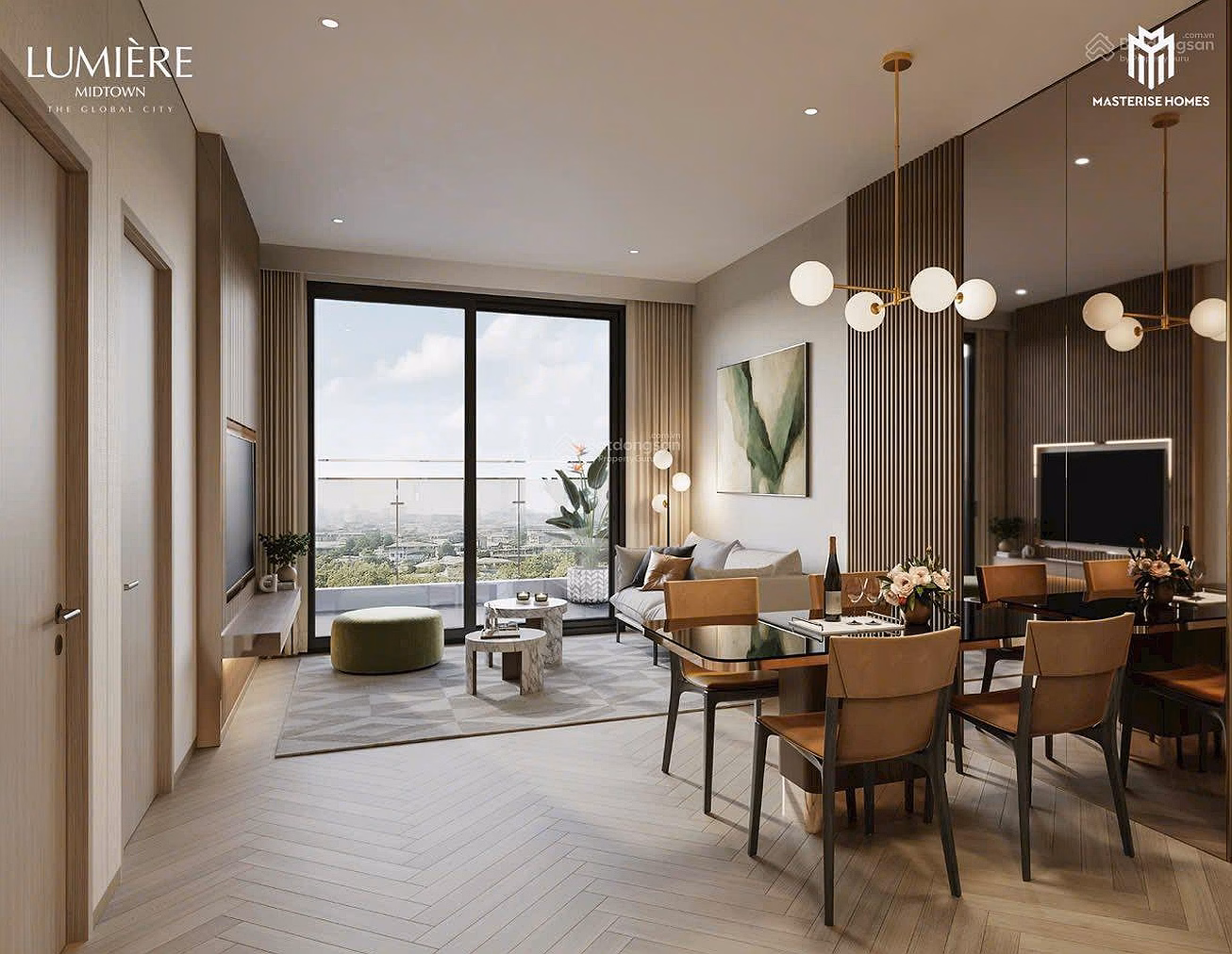 Lumière Midtown luxury apartment for sale - The Global City urban area, price ~ 150 million/m2, preferential loan support