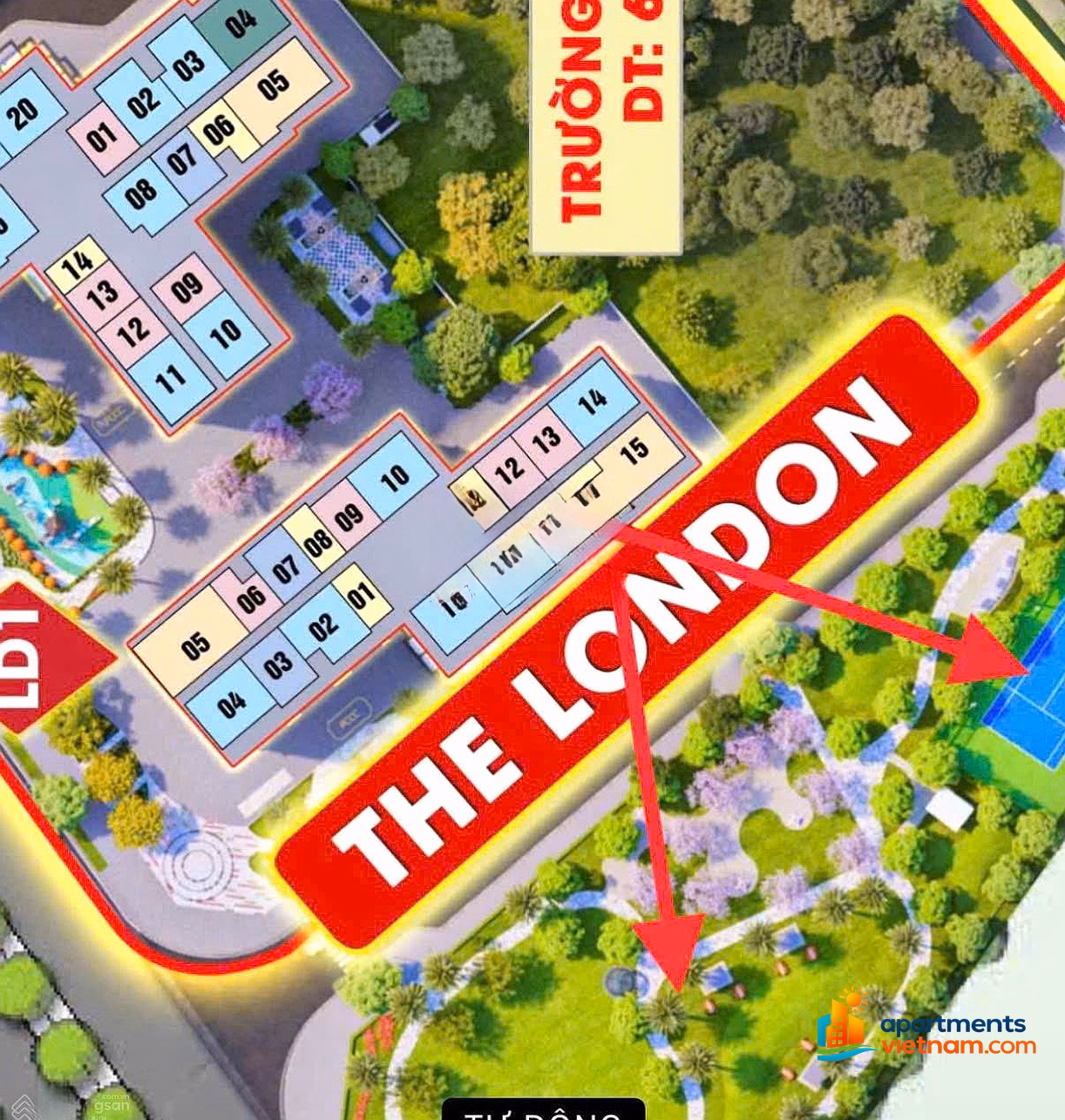 Rare Studio apartment in London building 1 - open view - 33m price 2 billion Vinhomes Ocean Park Gia Lam