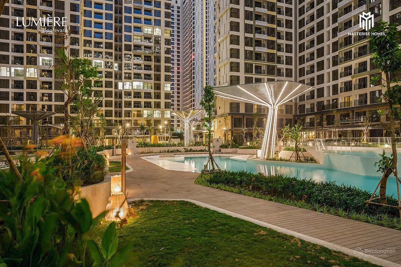 2-bedroom apartment at the corner of Tower A - only 4,865 billion - Lumiere Boulevard to receive immediately - interior view of middle floor