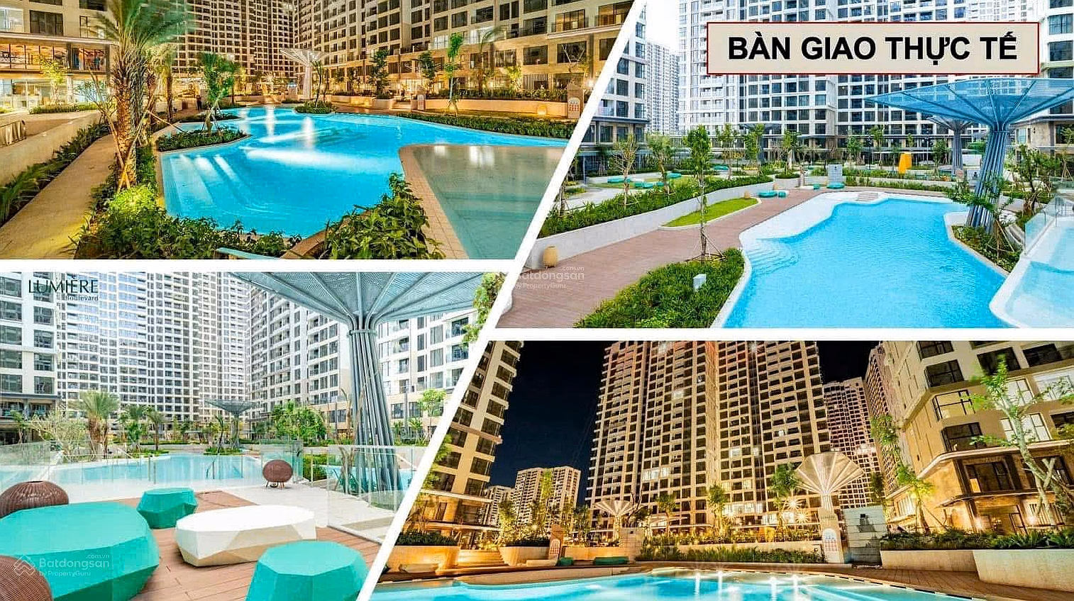 2-bedroom apartment at the corner of Tower A - only 4,865 billion - Lumiere Boulevard to receive immediately - interior view of middle floor
