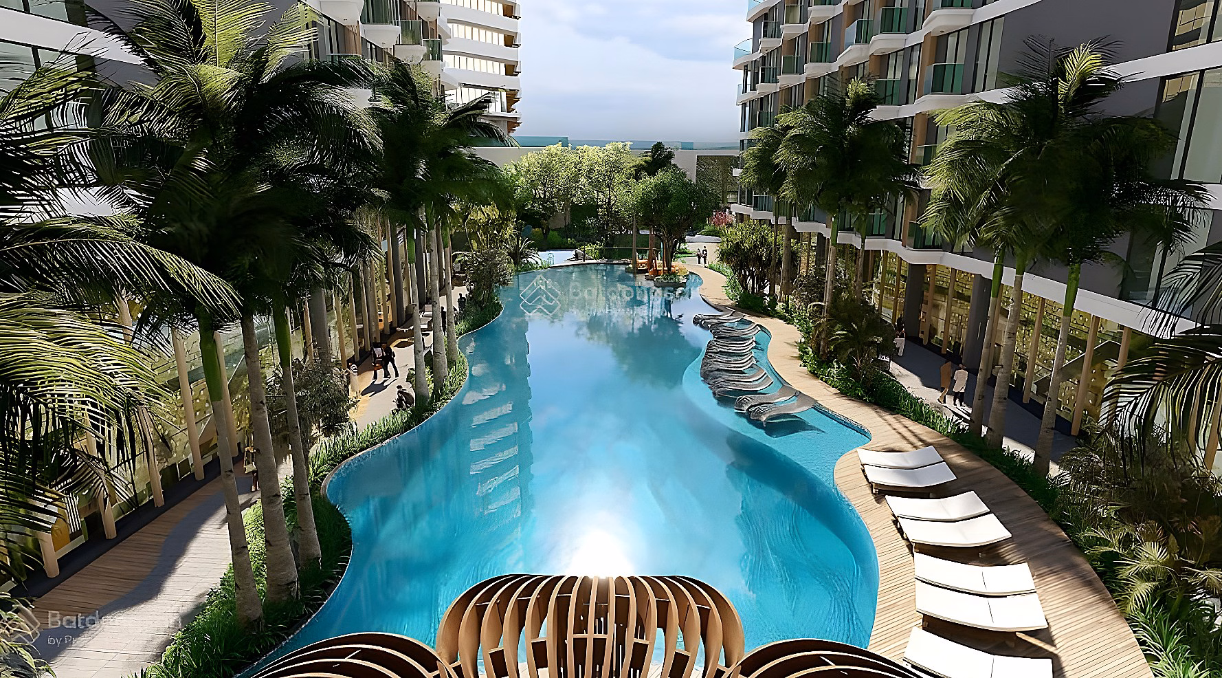 Diplomatic contract signed directly with investor for 2 bedroom apartment, good price, sea view, discount up to 40%