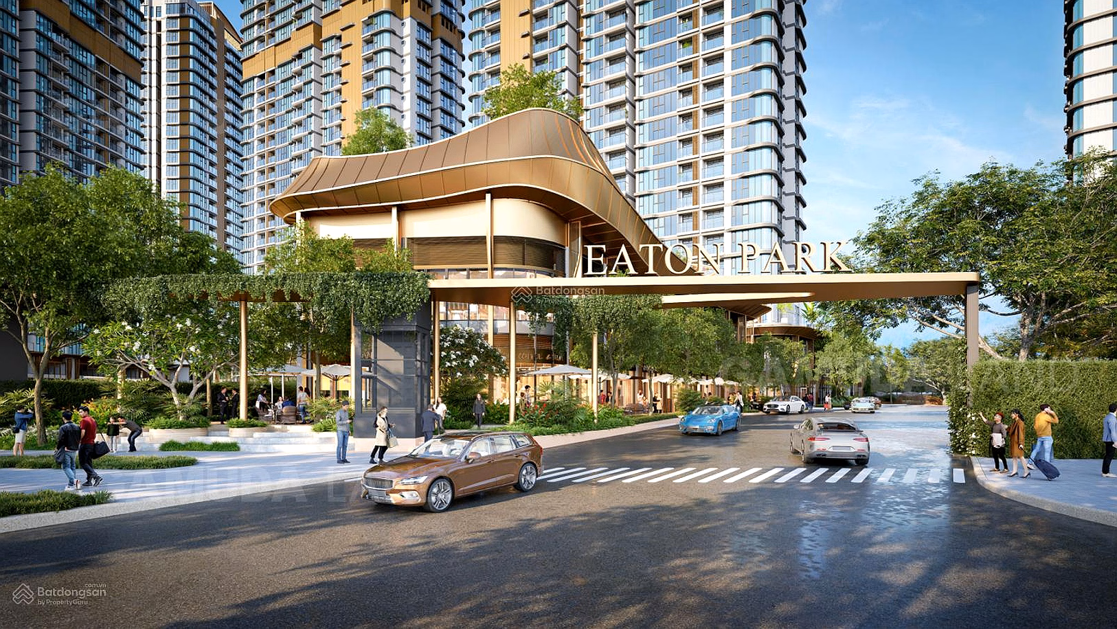 Quick sale 2 bedrooms 75m2 tower A6 A6.3x.10 Eaton park, high floor, central view of District 1, price only 11.3 billion all in