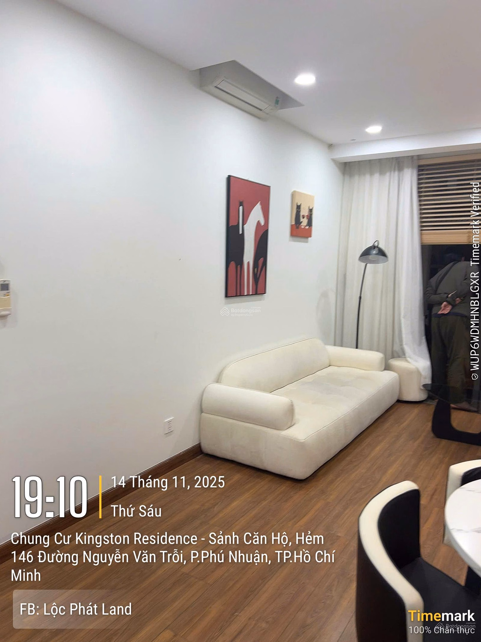 Kingston Residence apartment for rent, 2 bedrooms, 1 bathroom, fully furnished, price: 17 million/month, 0908 435 ***