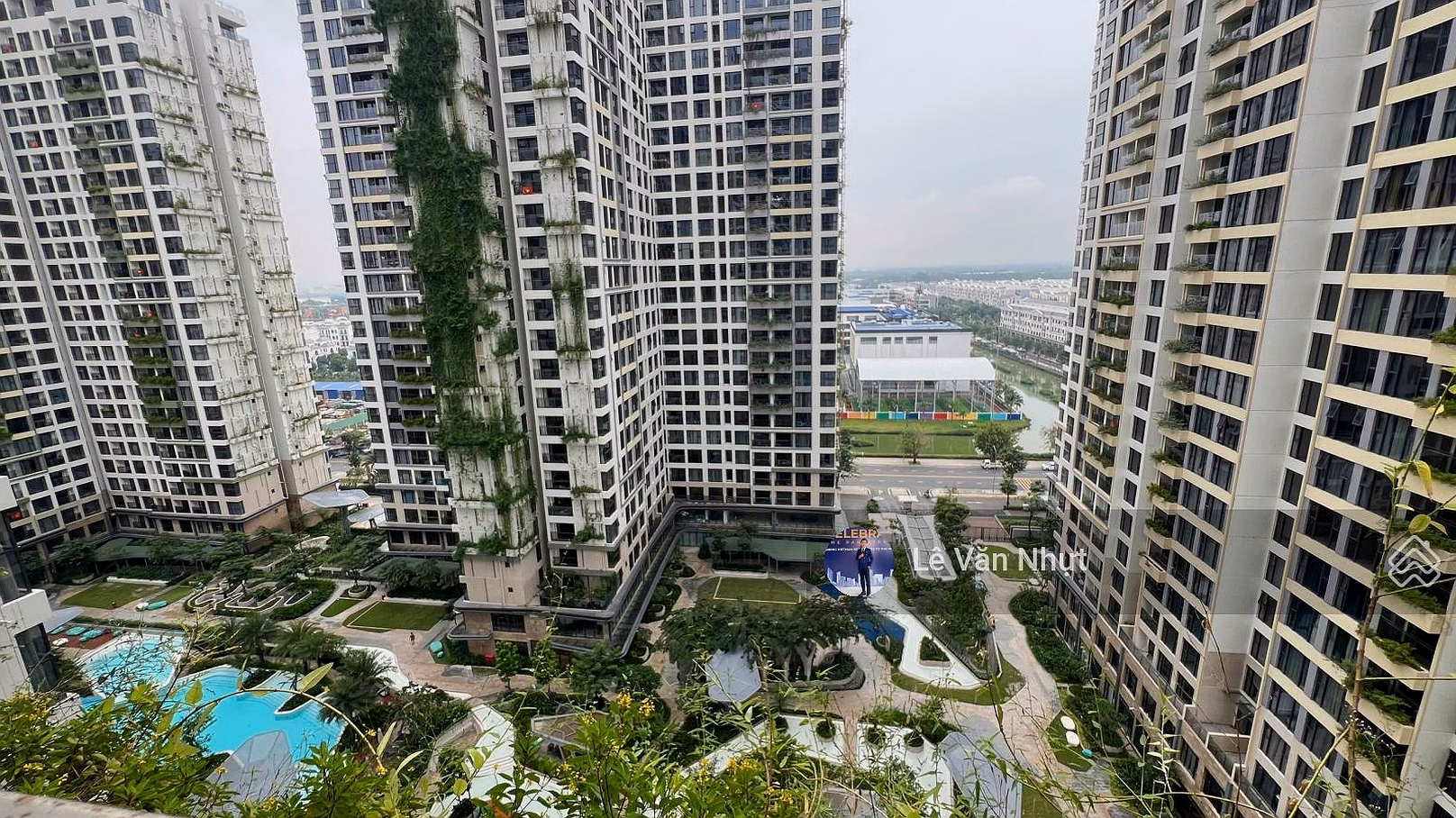 Tower E - New 3 bedroom apartment with pool view - Lumiere Boulevard, only 6.85 billion all inclusive - Southeast apartment, rare