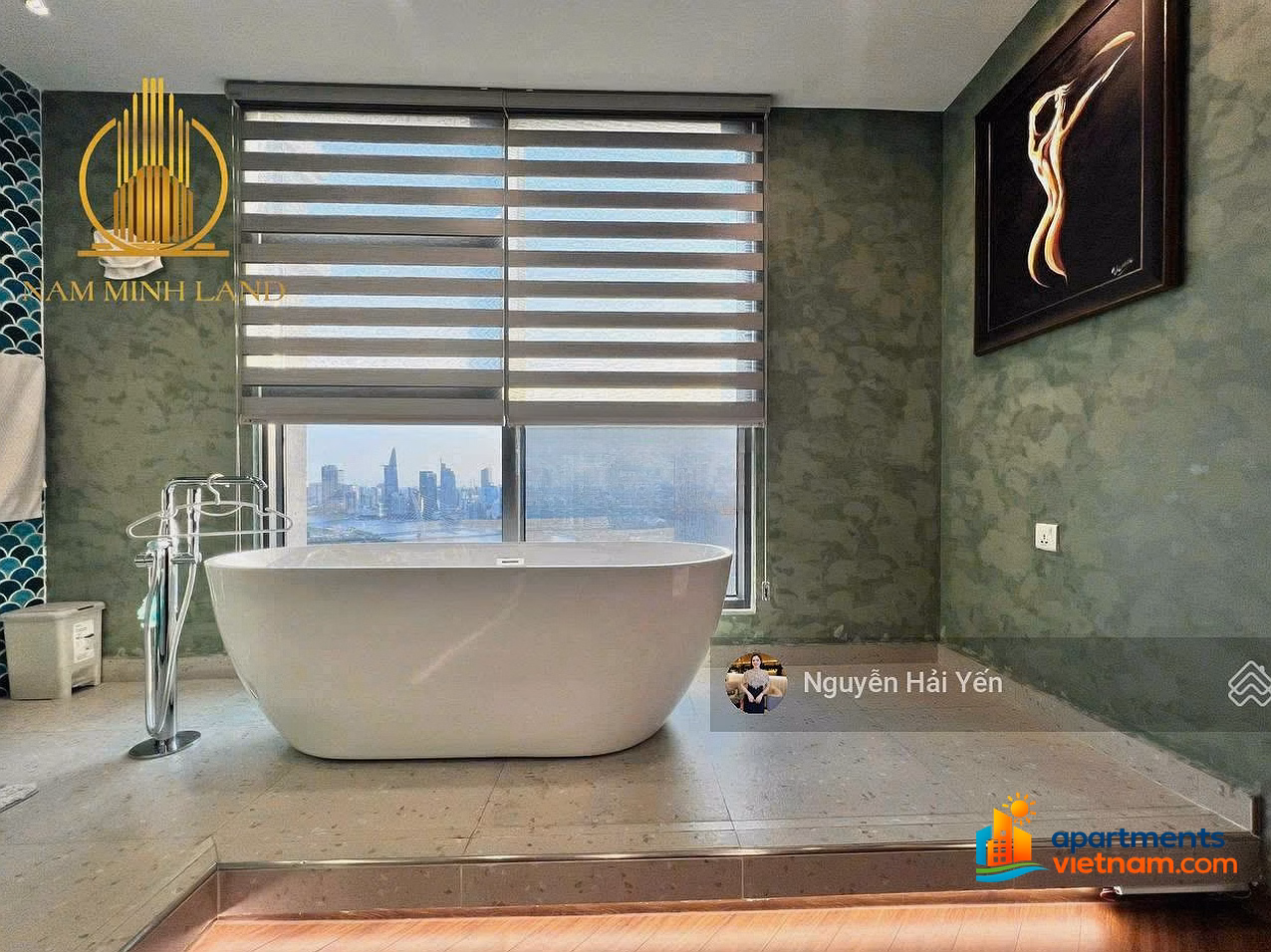 Hai Yen Nam Minh Land - newest shopping cart for Sunwah Pearl 1 bedroom - 2 bedroom - 3 bedroom apartment for rent June 2026