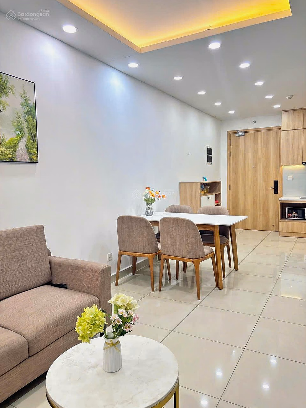2 bedrooms, 2 bathrooms, area 68m2, Ruby area - Celadon City, basic furniture, cool view house, price 11 million/month