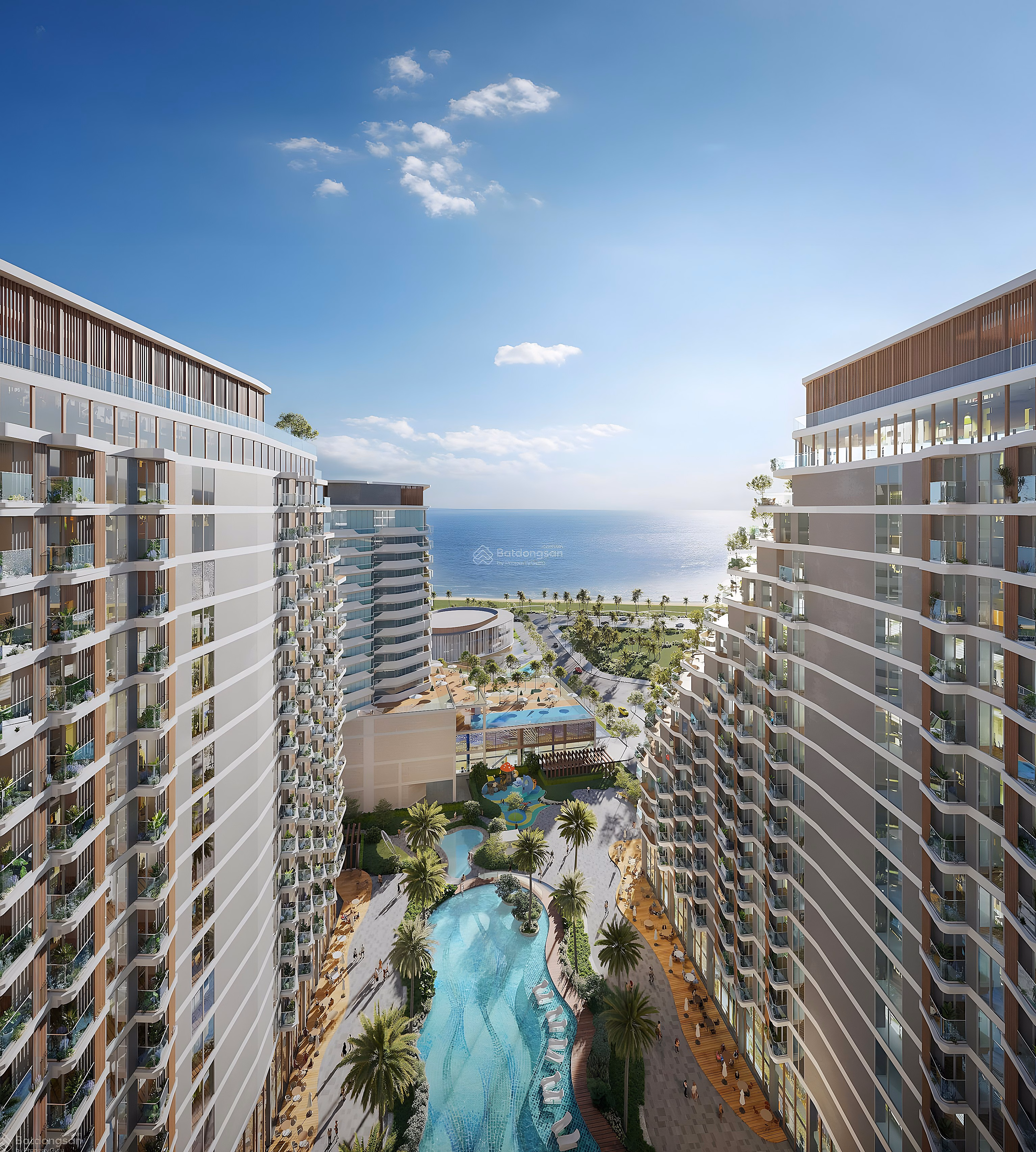 Selling 1-bedroom beach apartment + Phu Quoc 44.16m2 with long-term ownership, Southeast direction, big city view | Meyhomes Harmony