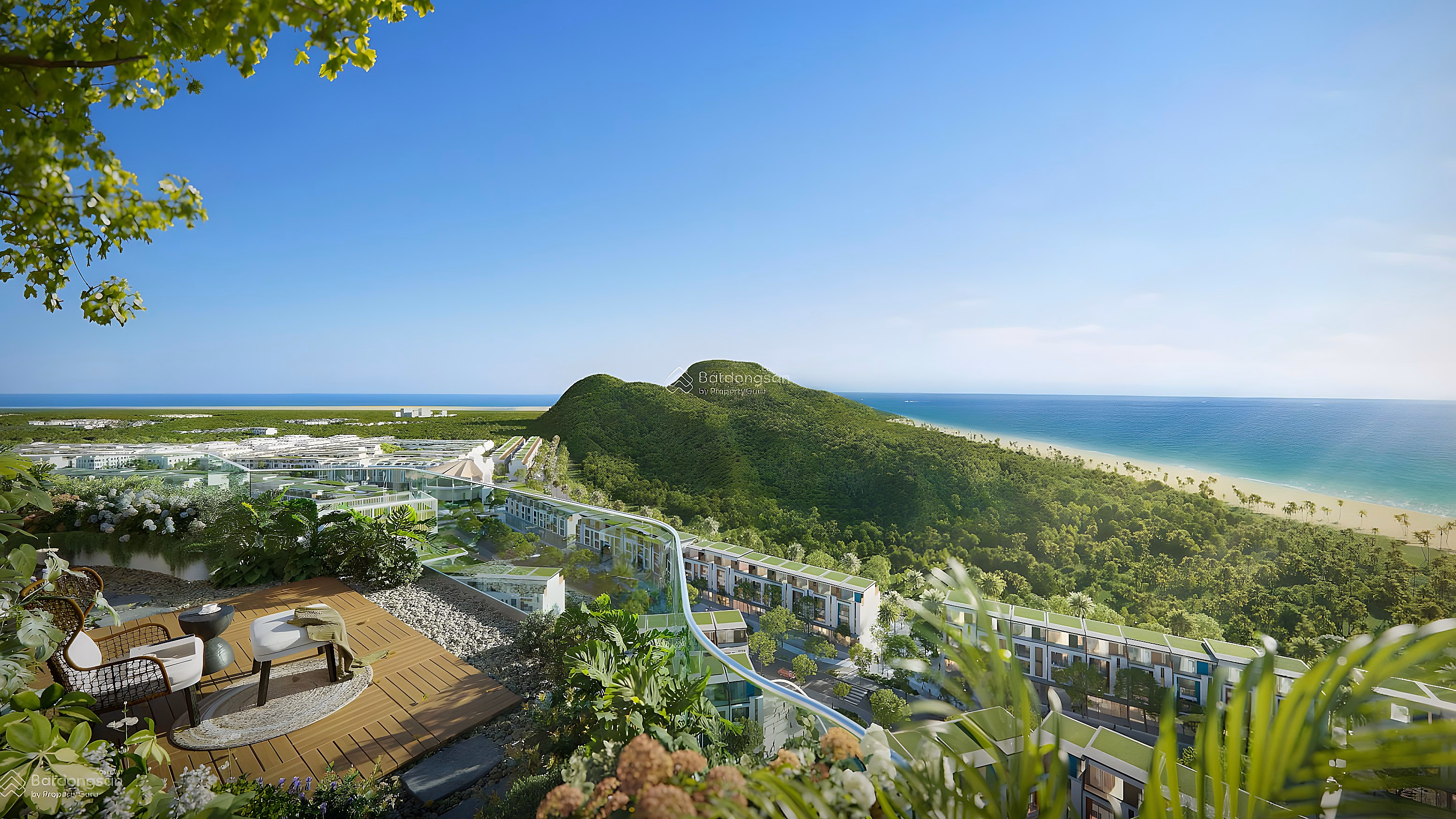 Selling 1-bedroom beach apartment + Phu Quoc 44.16m2 with long-term ownership, Southeast direction, big city view | Meyhomes Harmony