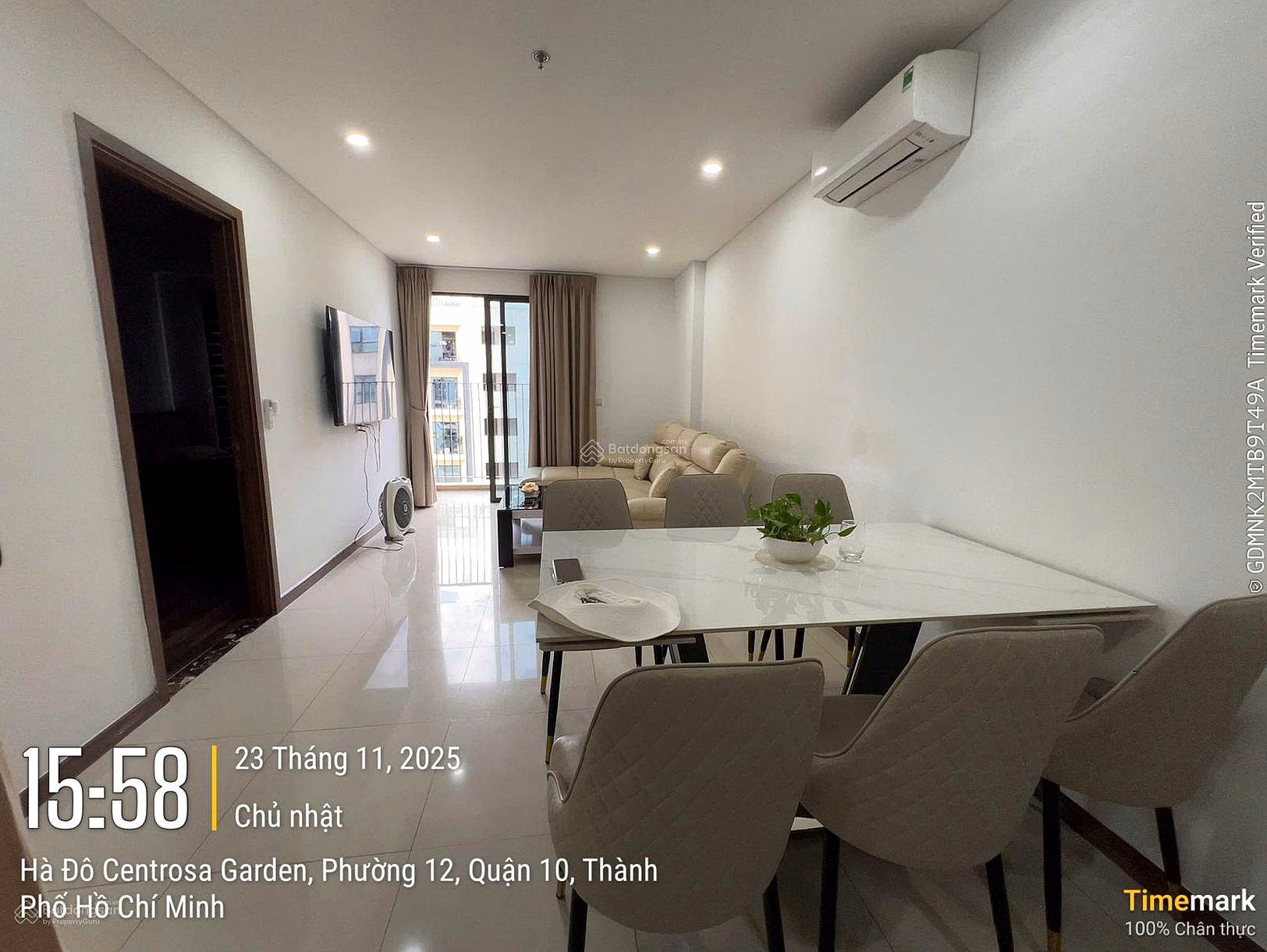 Long-term rental of 2-bedroom apartment, full of beautiful furniture, genuine equipment, 25 million/month