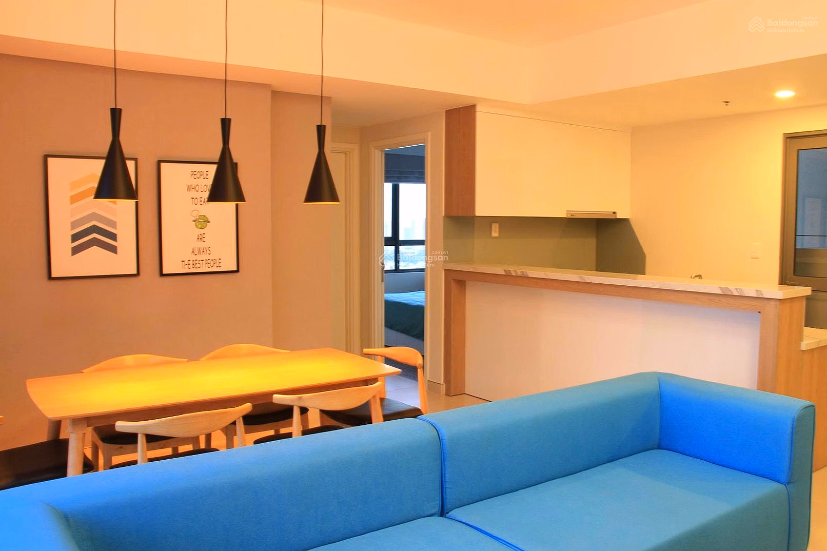 Very nice corner apartment for sale in Masteri An Phu, 7.5 billion, 75m2, 2 bedrooms, fully furnished***