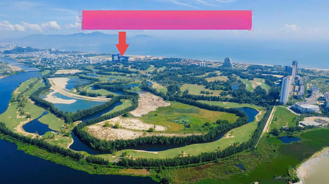 62 million/m2 Immediately own a 2-bedroom beach apartment, area: 83.55m2, view of BRG golf course (350 hectares) in Da Nang City