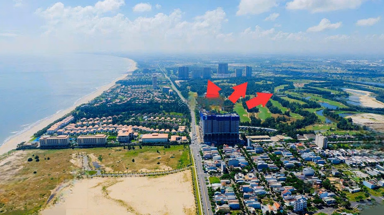 62 million/m2 Immediately own a 2-bedroom beach apartment, area: 83.55m2, view of BRG golf course (350 hectares) in Da Nang City