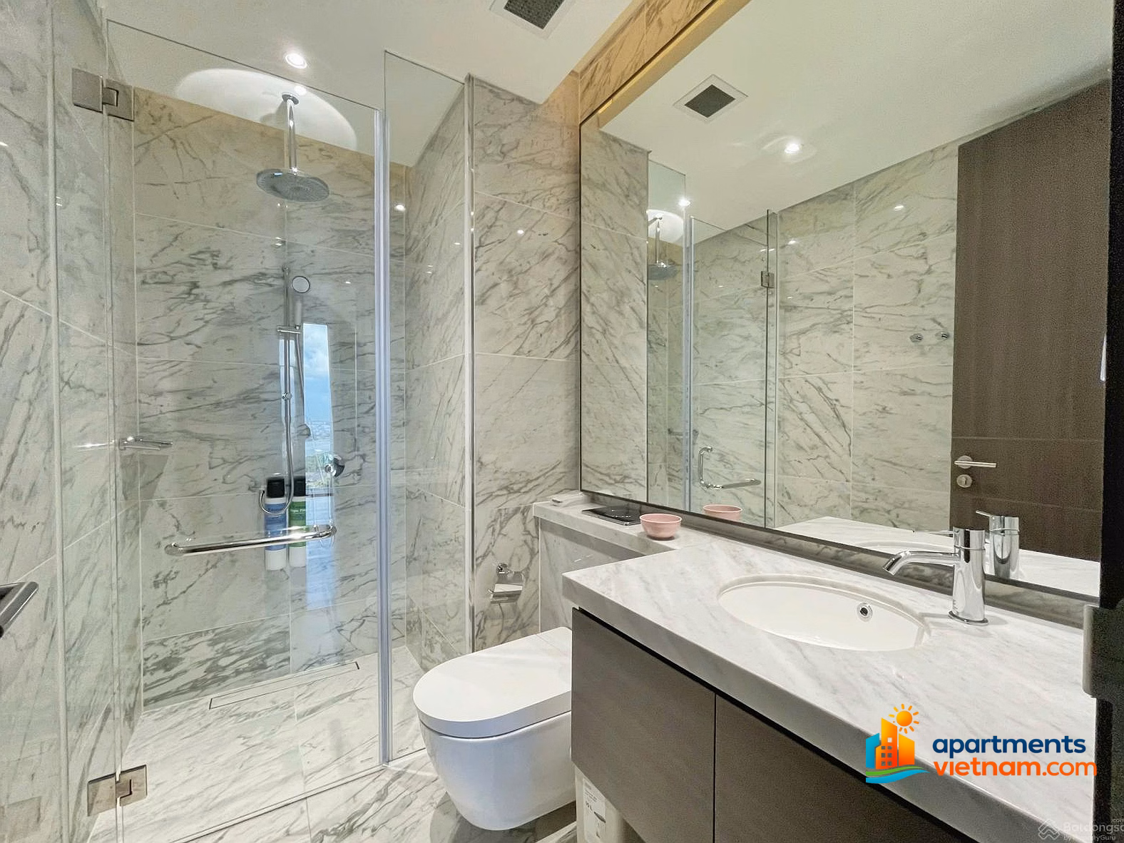 [EXCLUSIVE SPA SALE] Cove Residences, 3 bedrooms, 4 bathrooms - 164.4m², Price 55 billion All in, permanent river view