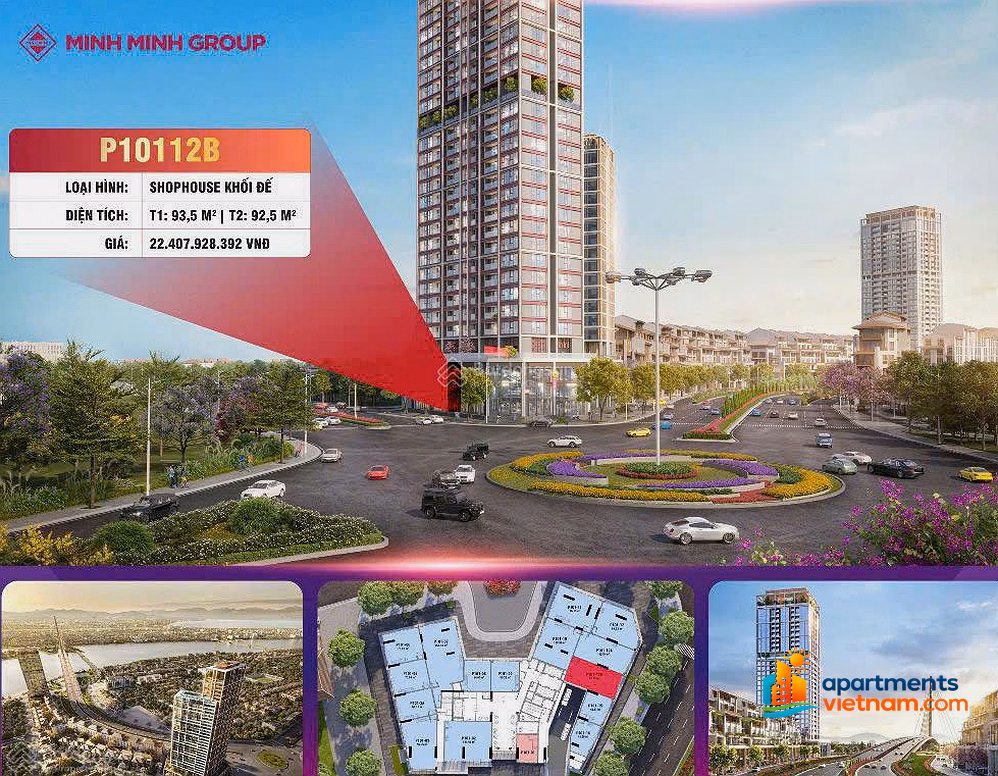 Super product 2 bedroom apartment S11221 with Han river view, Symphony Da Nang project