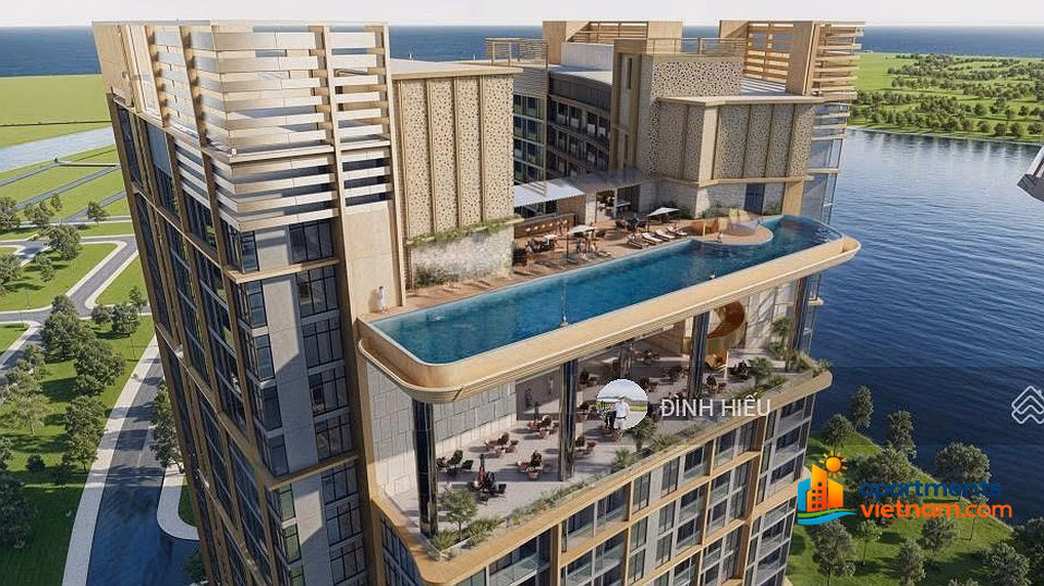 Exclusive 2-bedroom apartment at The Charm building with sea and river views. Selling price is about 6.1 billion | 24/7 apartment support