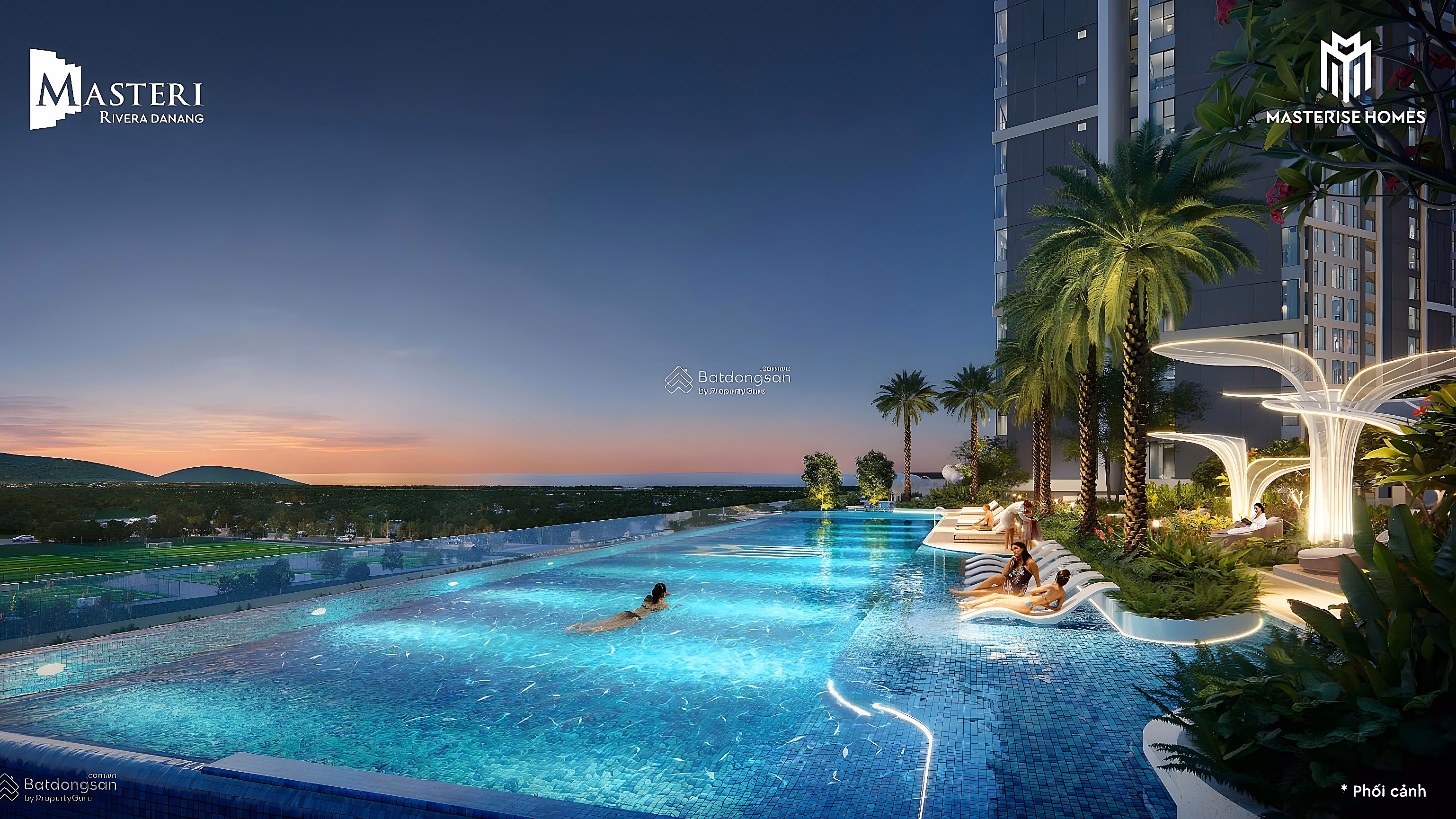 OWNER SELLS 2-BR Masterise APARTMENT WITH FIREWORKS VIEW HIGH FLOOR - FULL INTERIOR, ONLY 6.1 BILLION