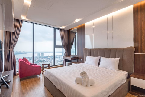 Quick rental CORNER APARTMENT at The Nelson - 29 Lang Ha, 108m2, 3 bedrooms, high floor, price only 30 million 0941 882 ***