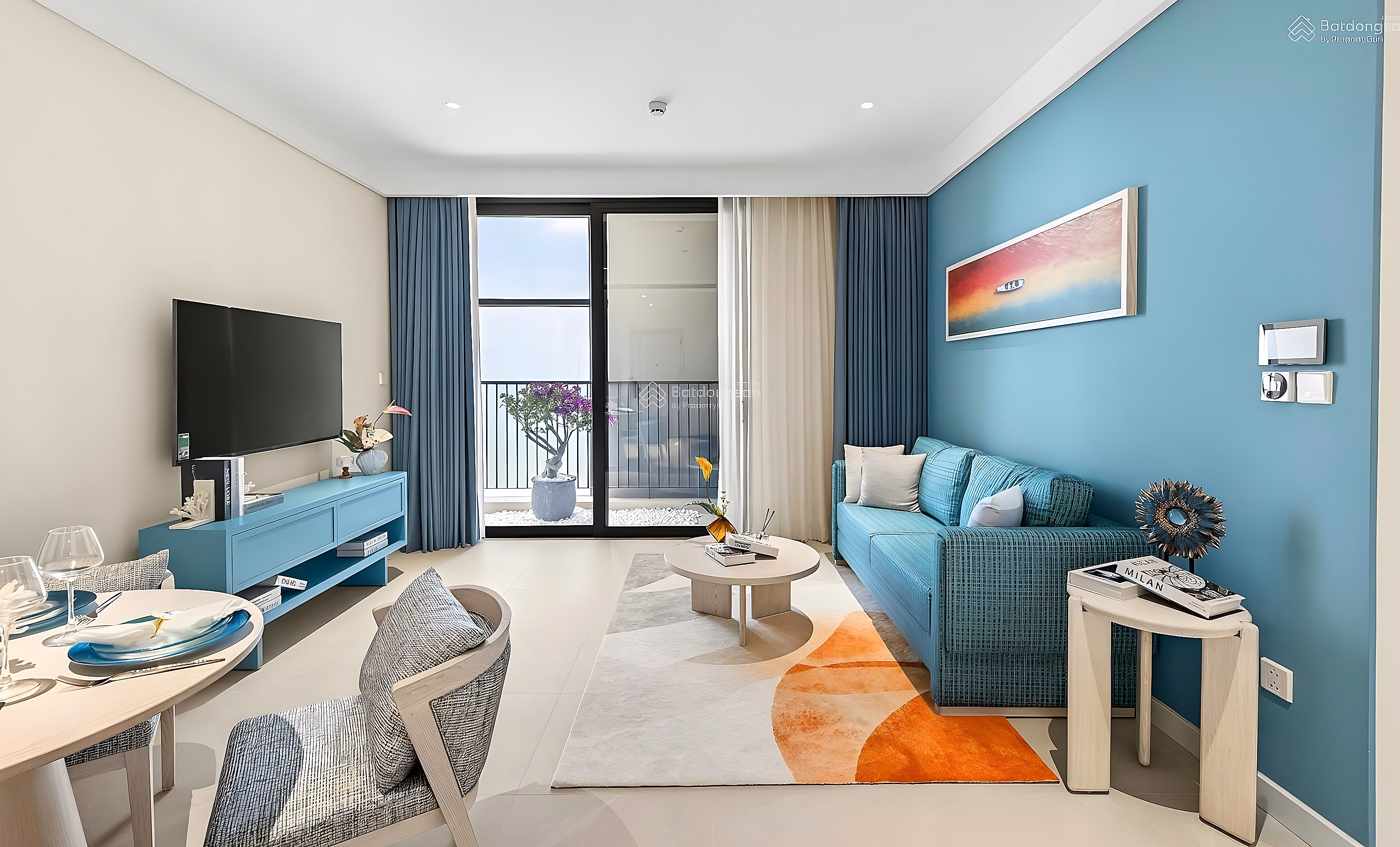 2-bedroom apartment with sunset view of Phu Quoc beach, sunrise view of Kem Beach - Sustainable profitable investment