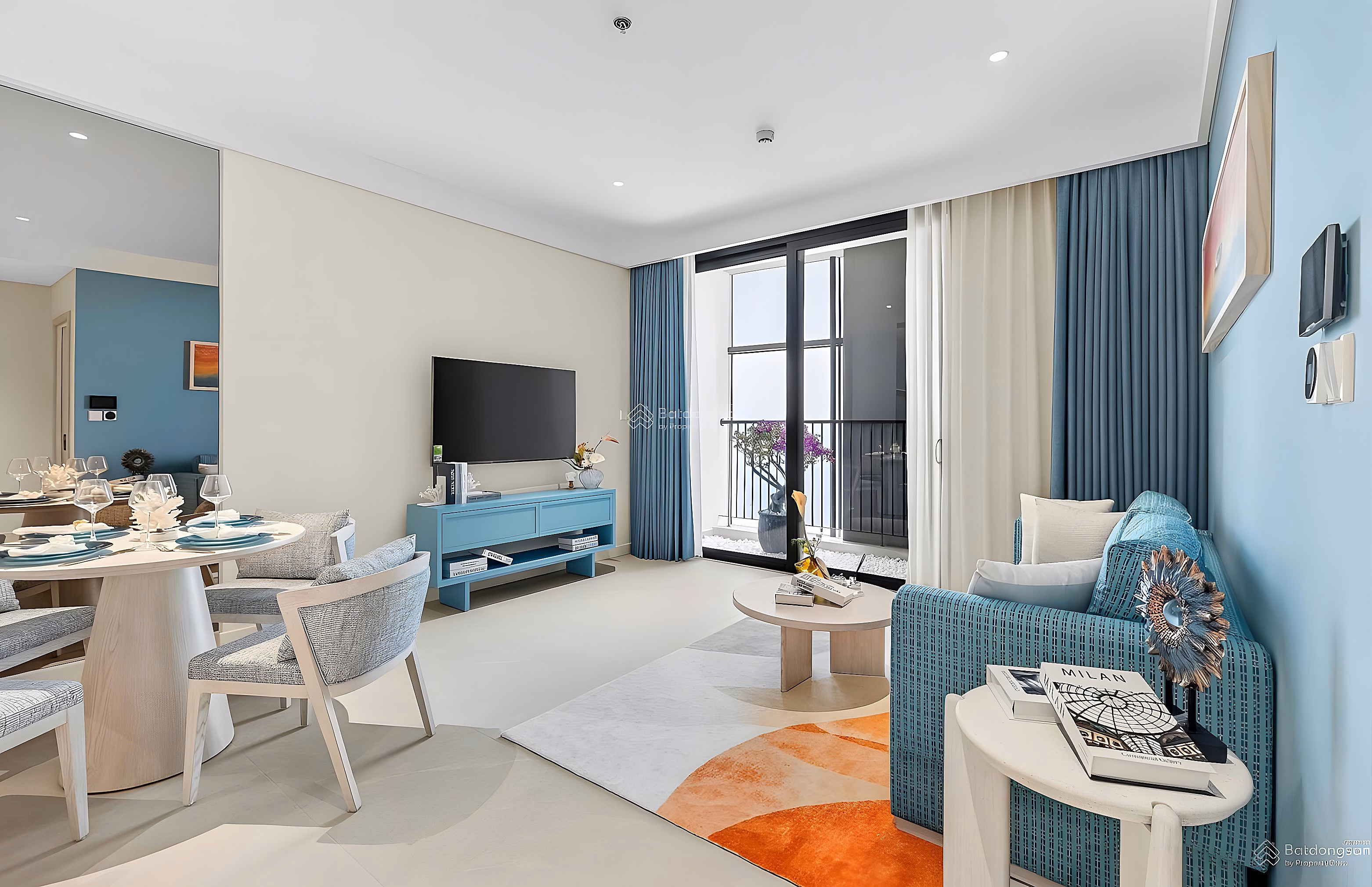 2-bedroom apartment with sunset view of Phu Quoc beach, sunrise view of Kem Beach - Sustainable profitable investment