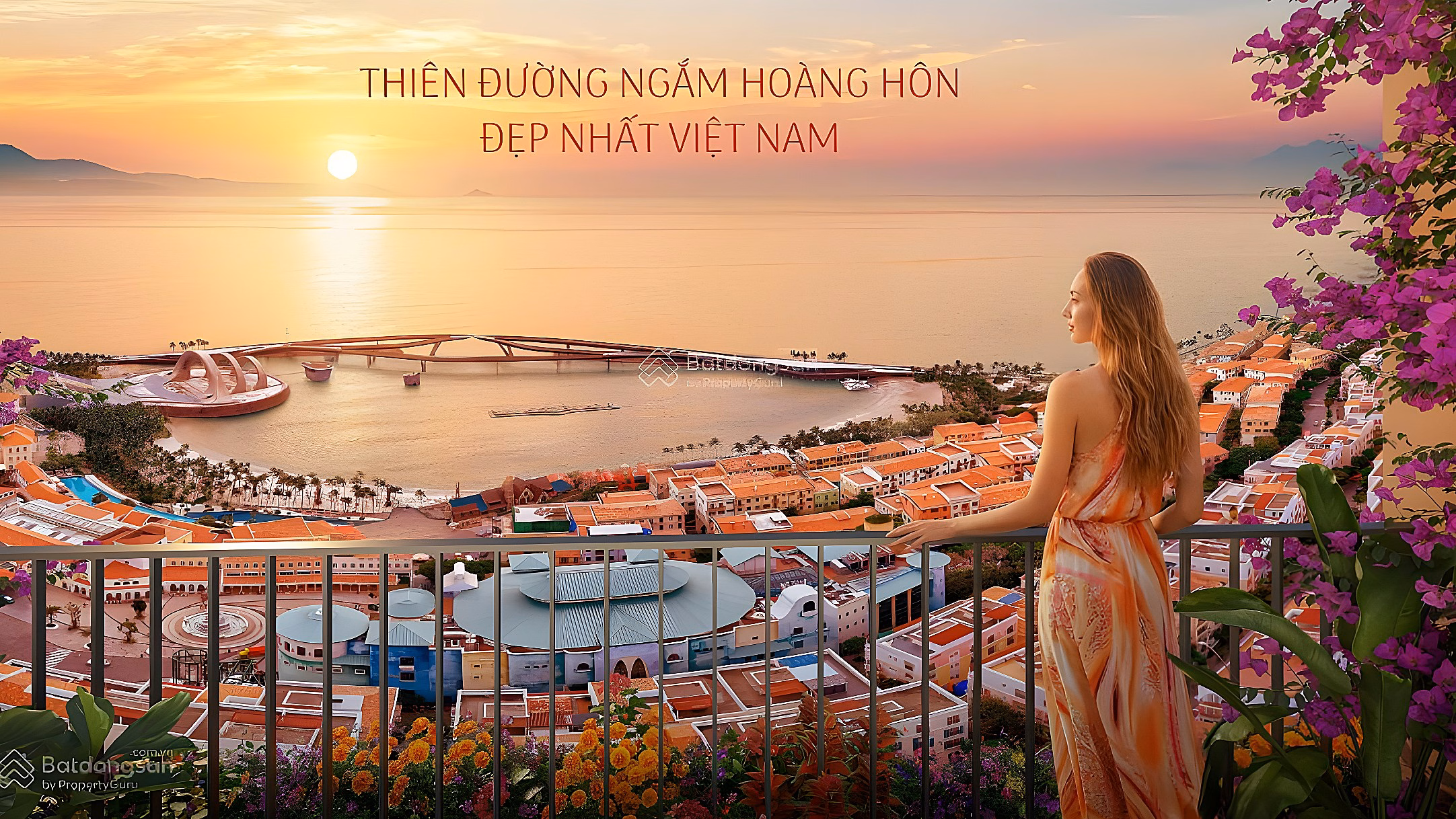 2-bedroom apartment with sunset view of Phu Quoc beach, sunrise view of Kem Beach - Sustainable profitable investment