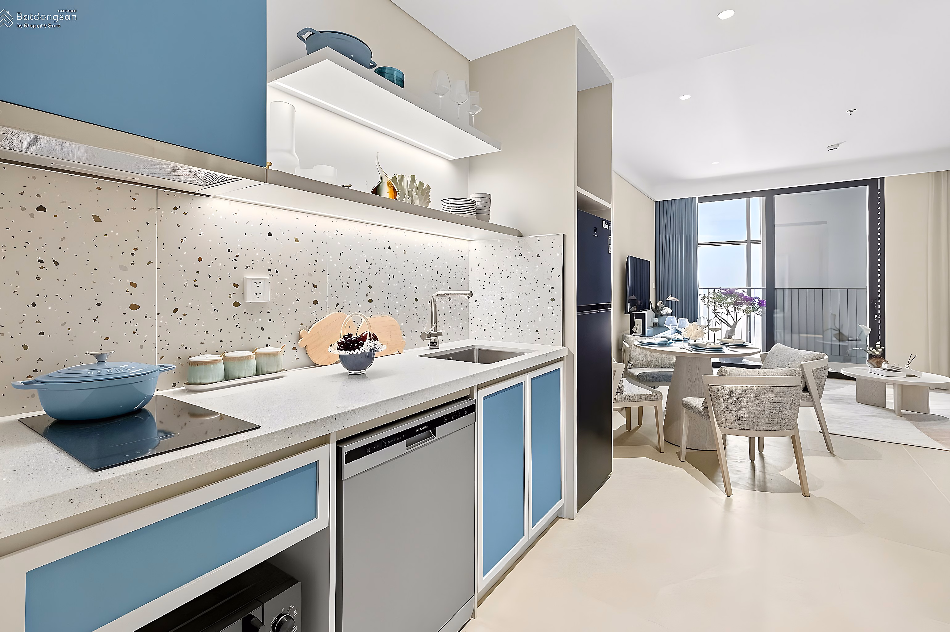 2-bedroom apartment with sunset view of Phu Quoc beach, sunrise view of Kem Beach - Sustainable profitable investment