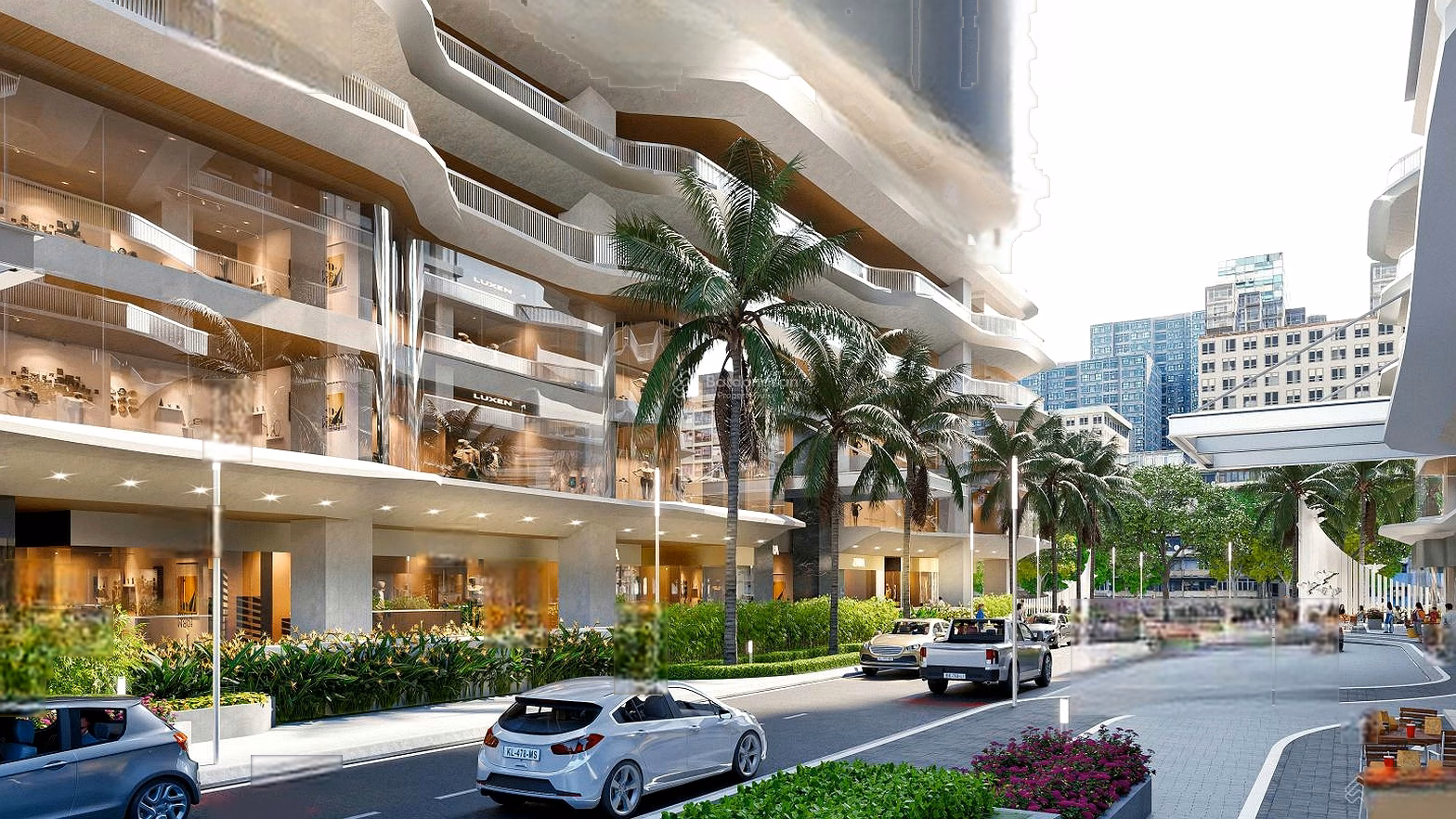 Outstanding apartment on axis 05, good price, 2 bedrooms with sea view - Area: 82.3m2, Newtown Diamond Da Nang beach apartment