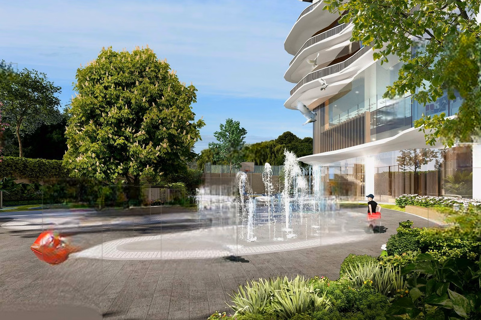 Outstanding apartment on axis 05, good price, 2 bedrooms with sea view - Area: 82.3m2, Newtown Diamond Da Nang beach apartment