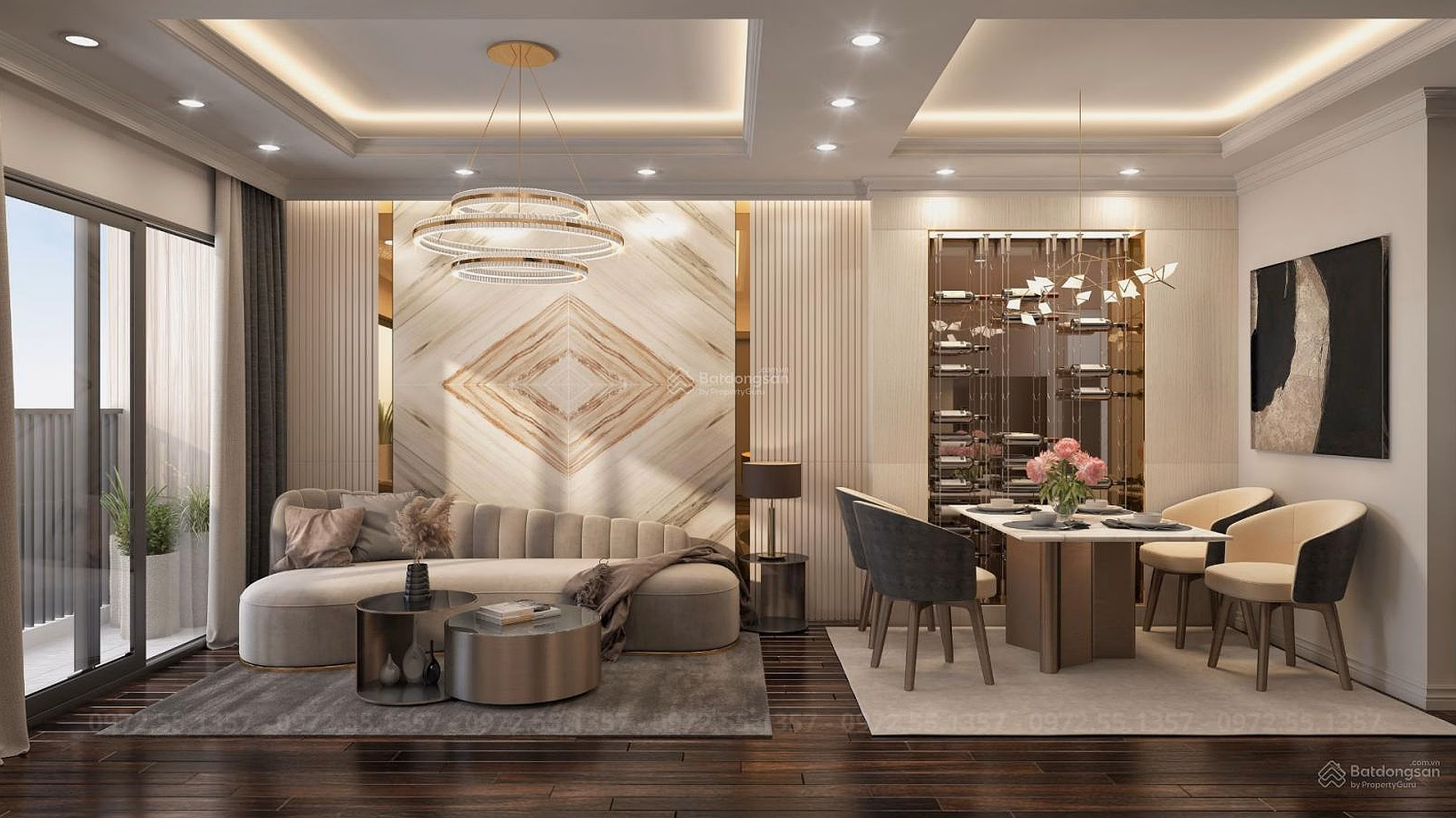Hausman Premium Residences apartment for sale 2 bedrooms 2 with foreign exchange fund only 6.3 billion
