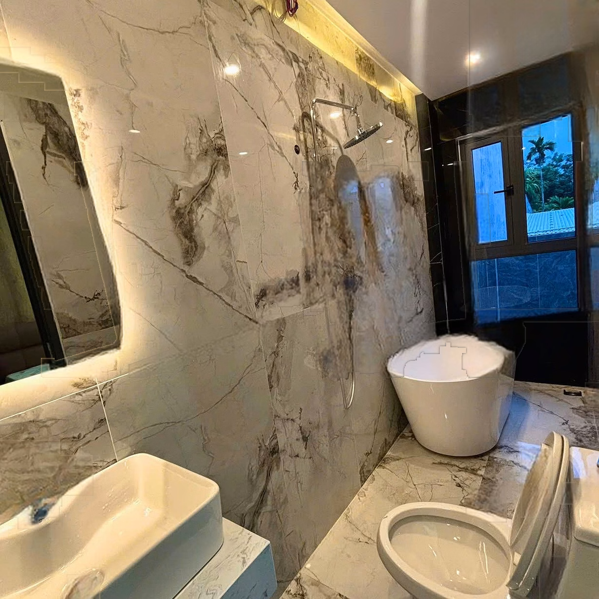 New modern 3-storey house for sale on Kieu Son Den street - Hoa Xuan - Da Nang, near AEON Mall