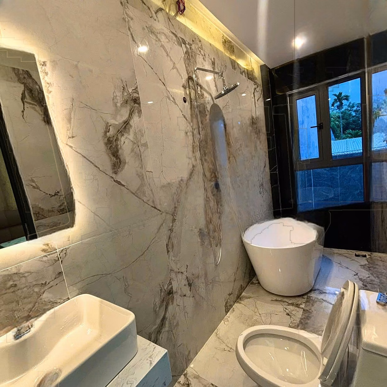 New modern 3-storey house for sale on Kieu Son Den street - Hoa Xuan - Da Nang, near AEON Mall