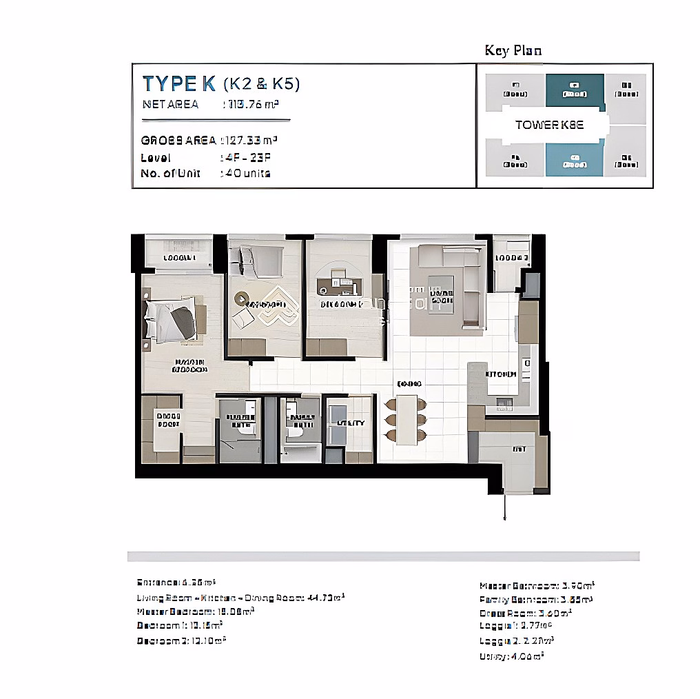 Selling VIP apartment with 3 bedrooms, building E, apartment building K8, phase 2 StarLake