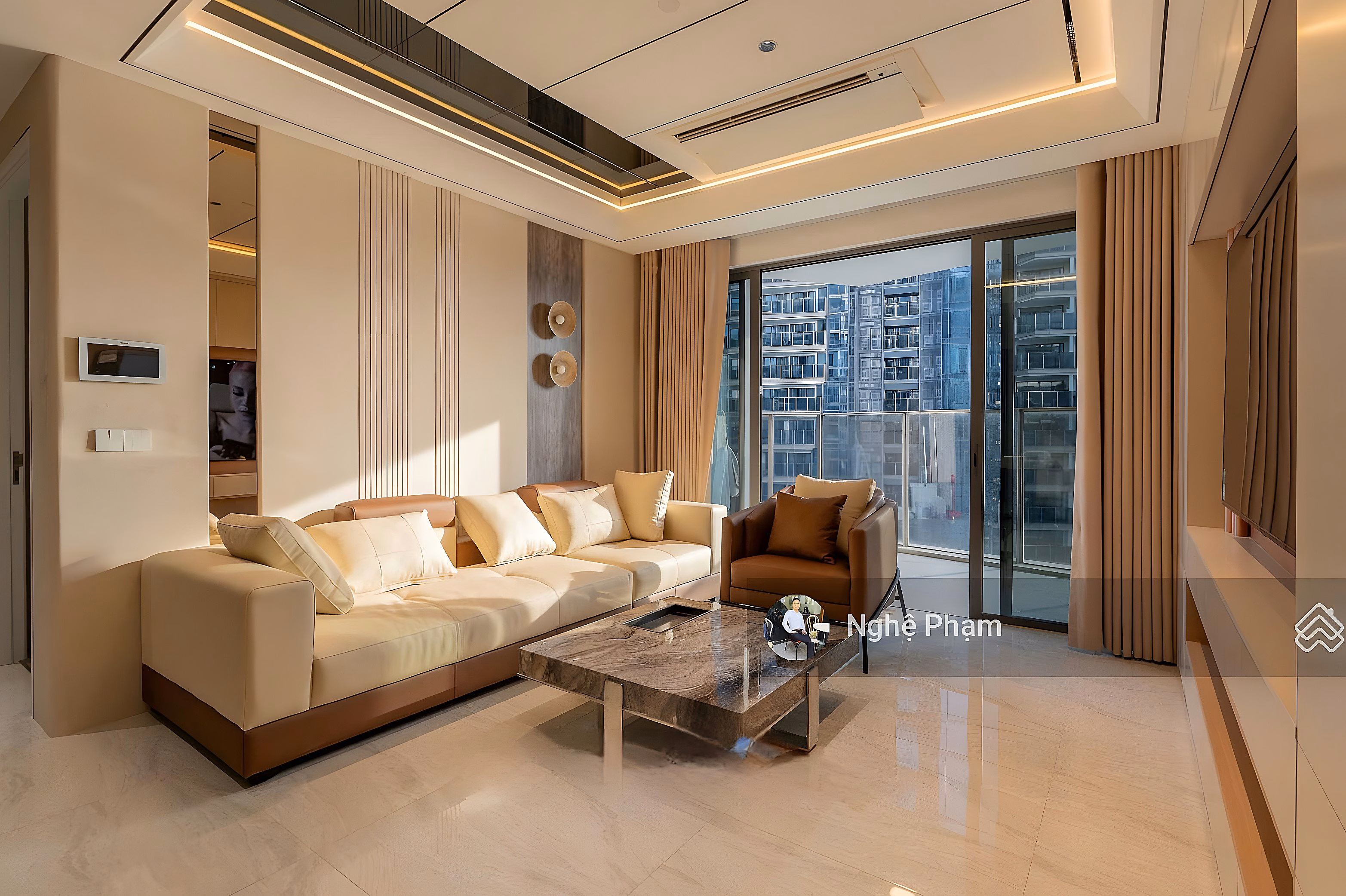 2-bedroom apartment for rent at The Opera - Metropole Thu Thiem, high-class furniture, river view, Bitexco. Large house